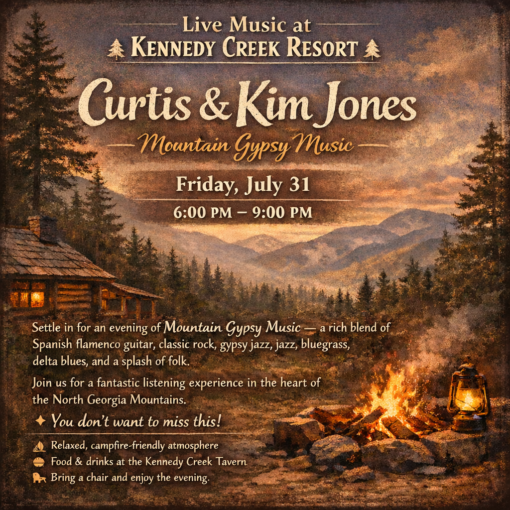 Curtis and Kim Jones at Kennedy Creek Resort