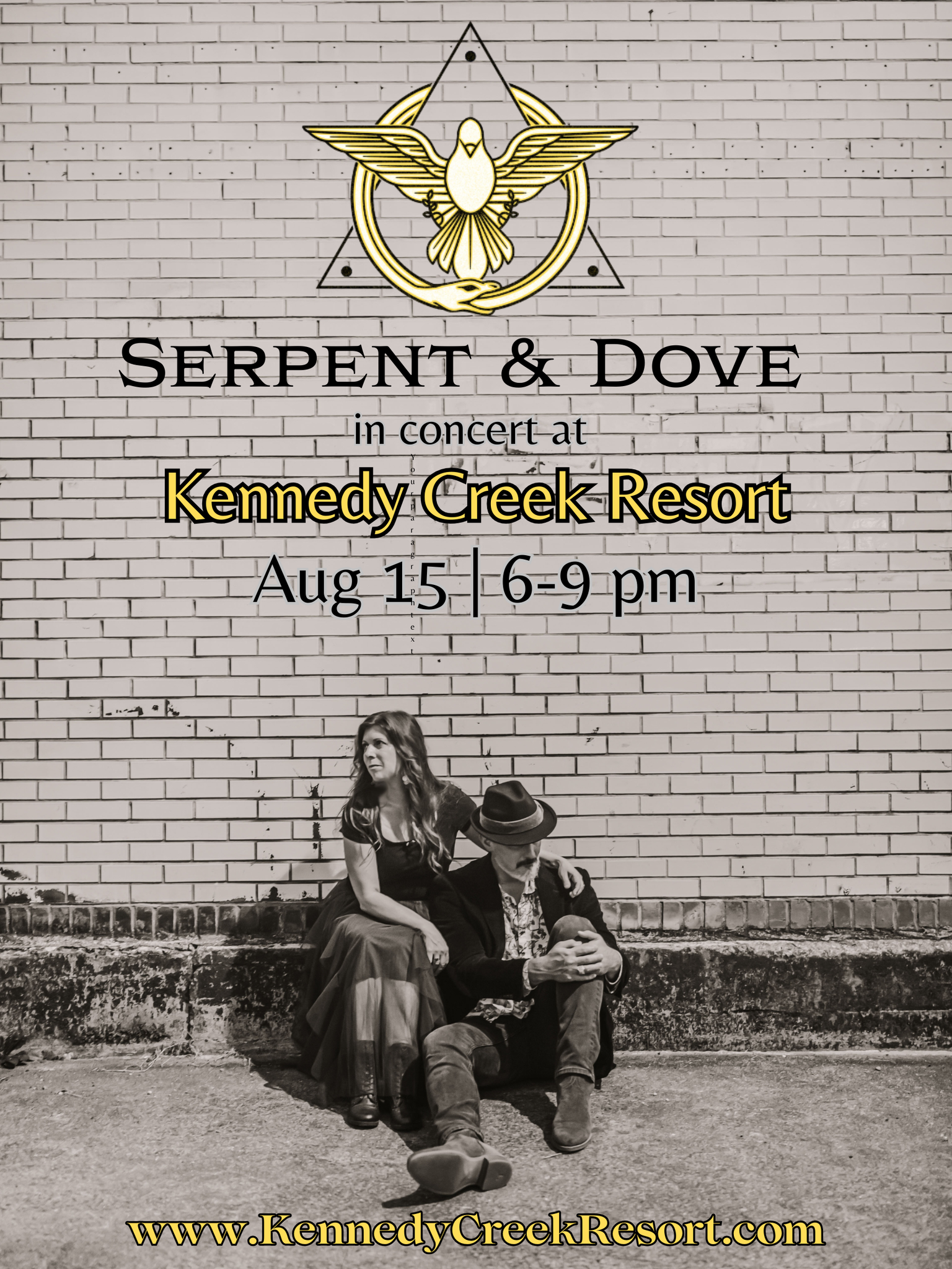 Serpent and Dove at Kennedy Creek Resort