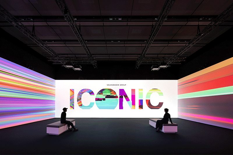 Volkswagen VISIONS: Immersive Space ICONS WORLD.