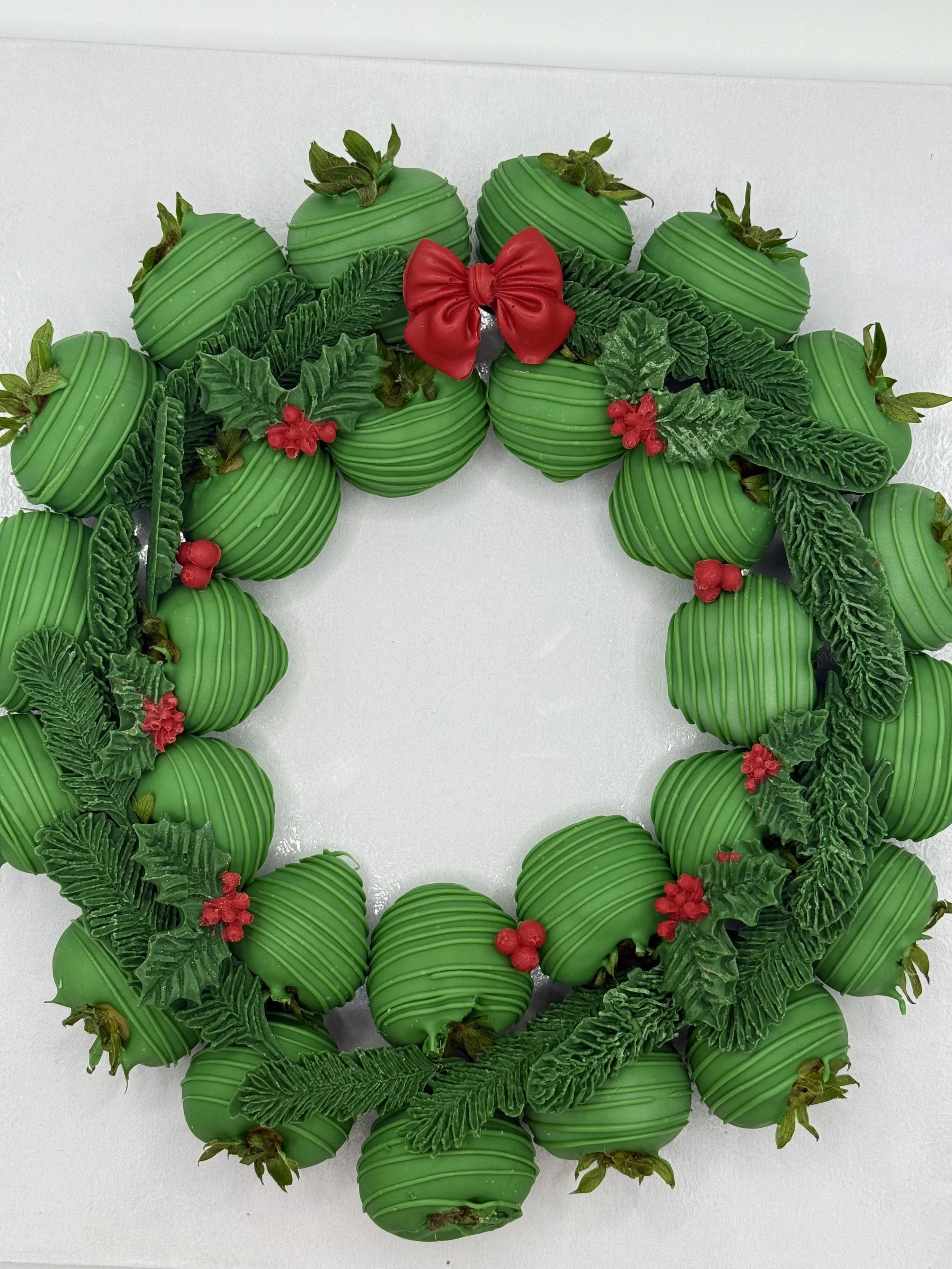 Christmas Strawberry Wreath