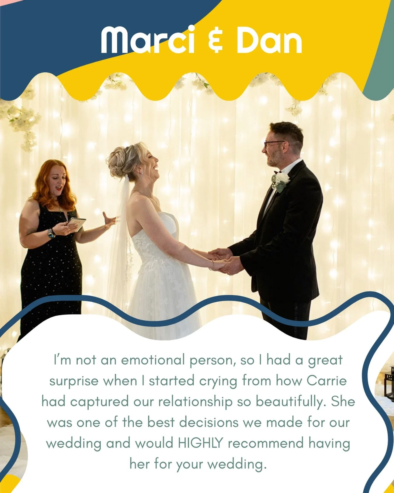 Lovely words from gorgeous humans ❤️

Carrie Celebrates | UK wedding celebrant | Fun, joy-filled, &amp; personal wedding ceremonies 

#UKcelebrant #weddingcelebrant #alternativeweddings #weddingplanning #southeastcelebrant