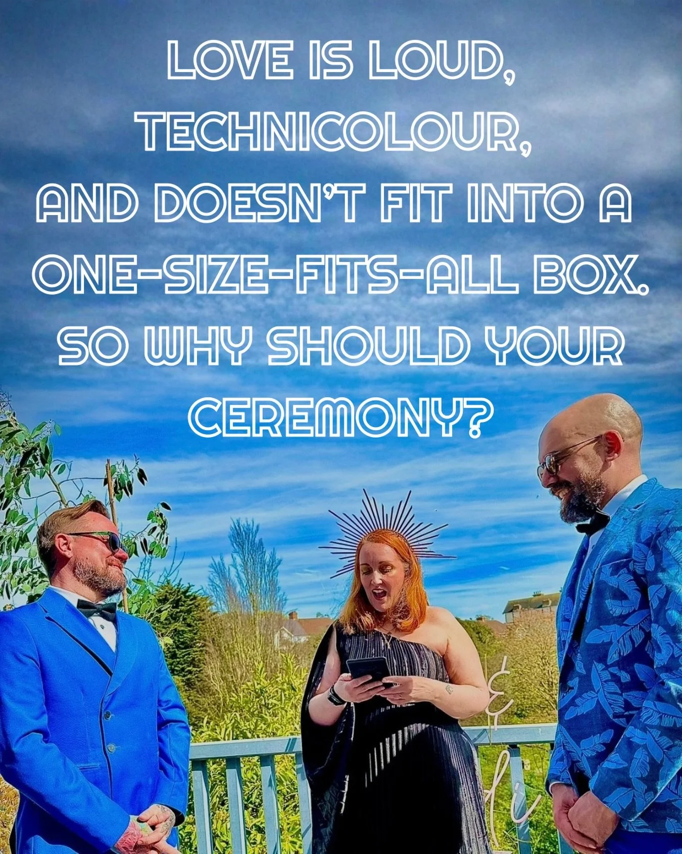 Being an inclusive celebrant isn&rsquo;t just a badge I wear; it&rsquo;s the DNA of my business.

It means:
✅ No gendered clich&eacute;s
✅ No &lsquo;obey&rsquo; (unless we&rsquo;re talking obeying the call to the dance floor)
✅ A safe, celebratory sp