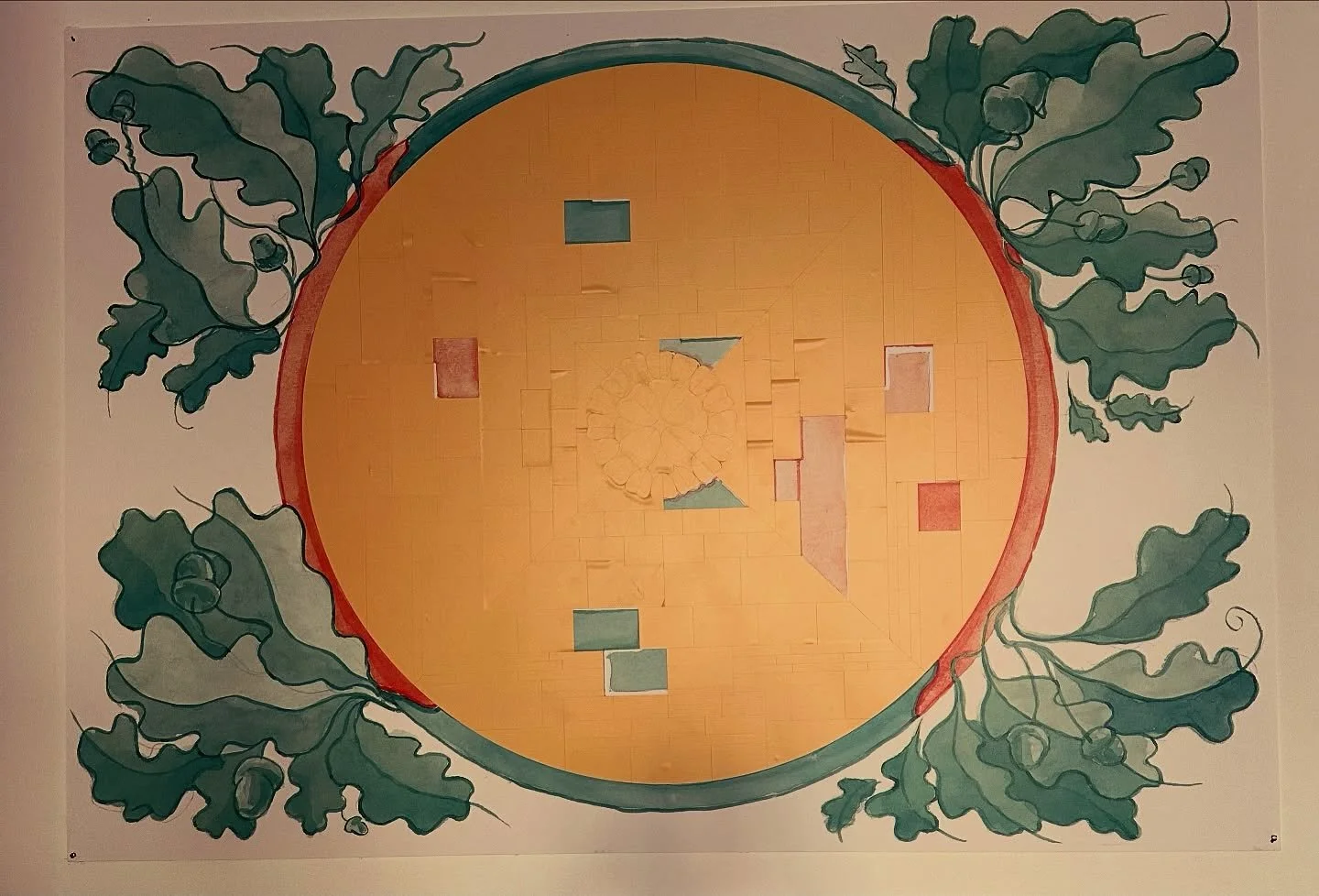 Our mysterious Mandala continues to unfold piece by piece thanks to your generosity. Support our new retreatcentre Rote Burg and became part of our vision. For every 1000 Euros donated, we unveil a further piece of the Mandala. More info via link in 