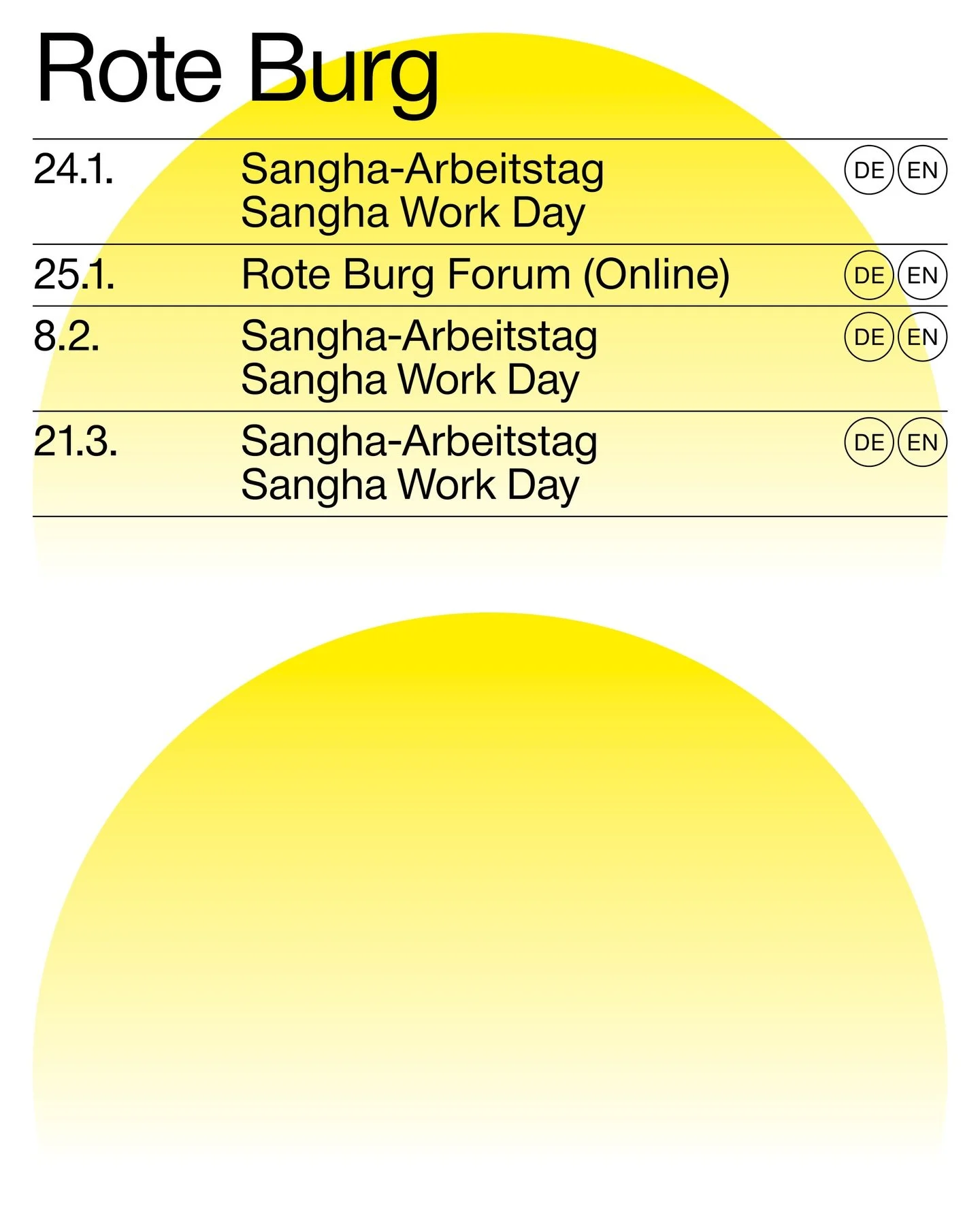 Termine f&uuml;r deinen Kalender.