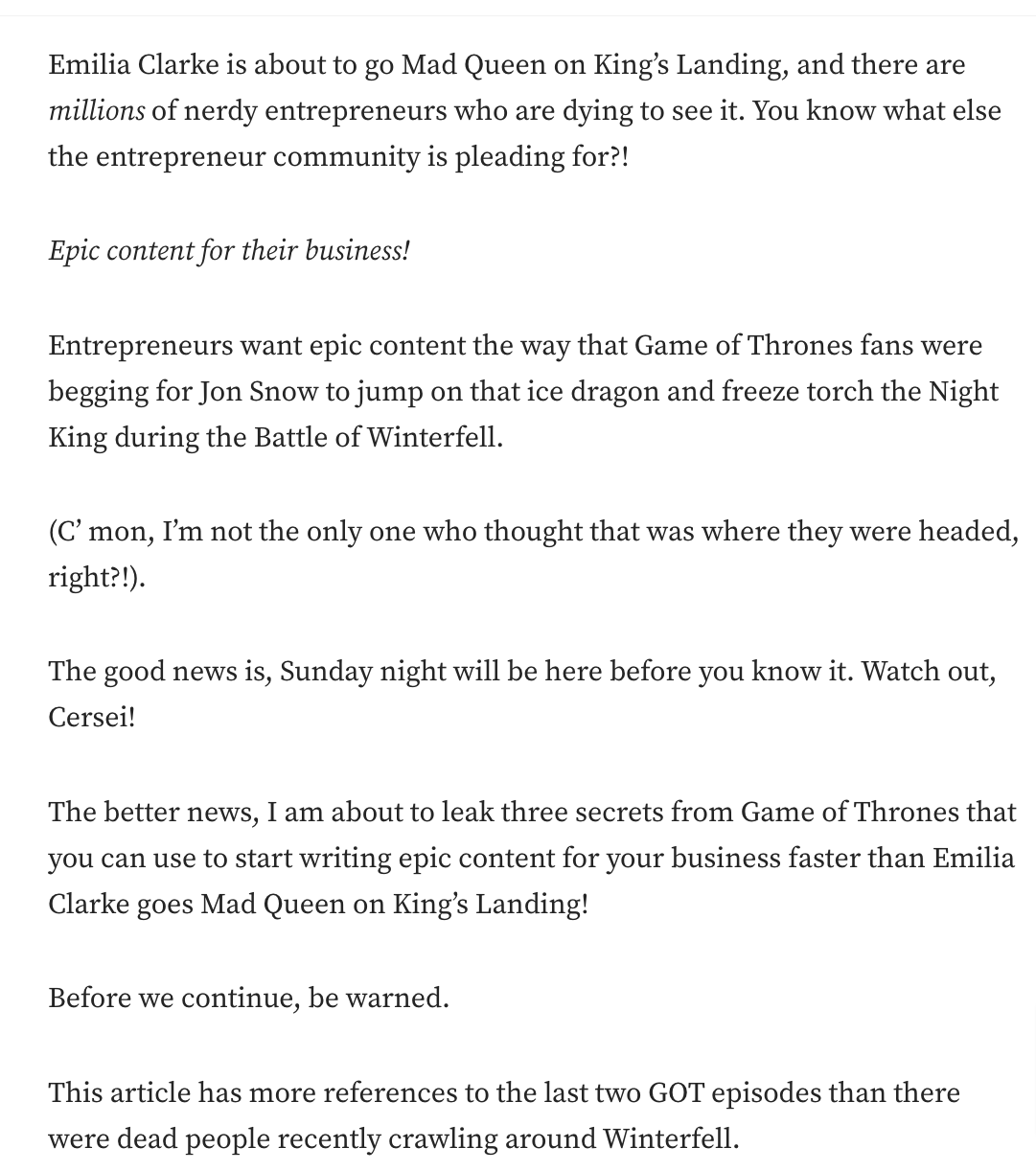 Three-Secrets-from-Game-of-Thrones-How-to-start-writing-epic-content-for-your-business-faster-than-Emilia-Clarke-goes-Mad-Queen-on-King’s-Landing-by-Amy-Matos-Medium-11-10-2024_04_59_PM.png