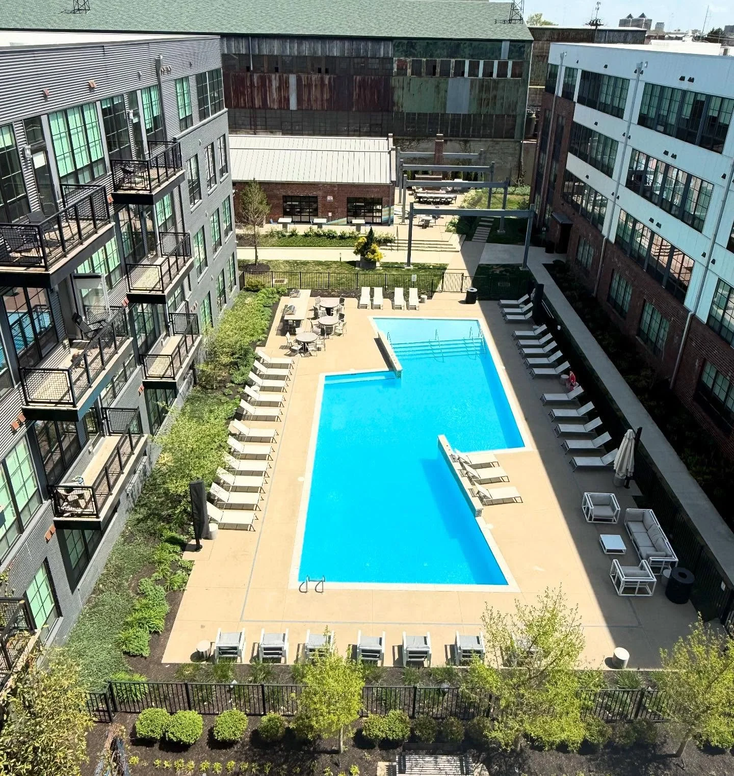 Pool Paradise is almost here at Station 324 Apartment🌞💦🏊🏽&zwj;♂️Get Ready😎#shortnorthapartment#columbusapartmentliving#itialianvillage
