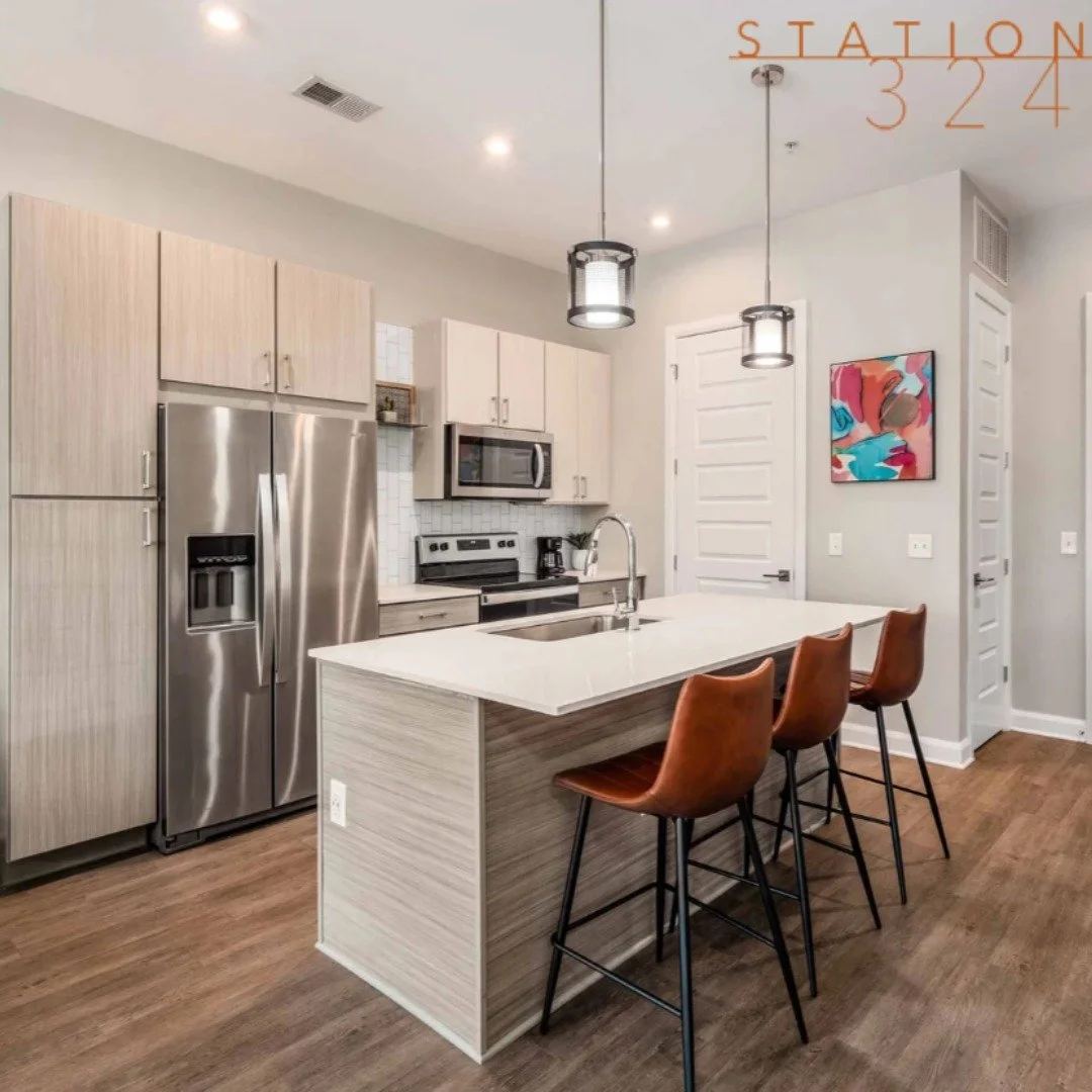 ✨ Every night feels like a celebration at Station 324.
From sleek stainless-steel appliances to ample cabinetry designed for real everyday living, our kitchens make coming home the best part of your day. 🍽️✨
Thinking about making this your new home?