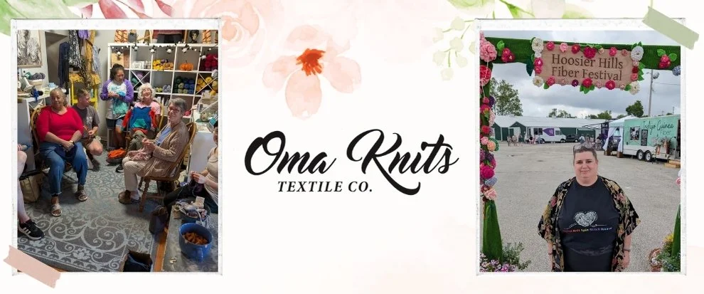 Oma Knits Textile Company Logo