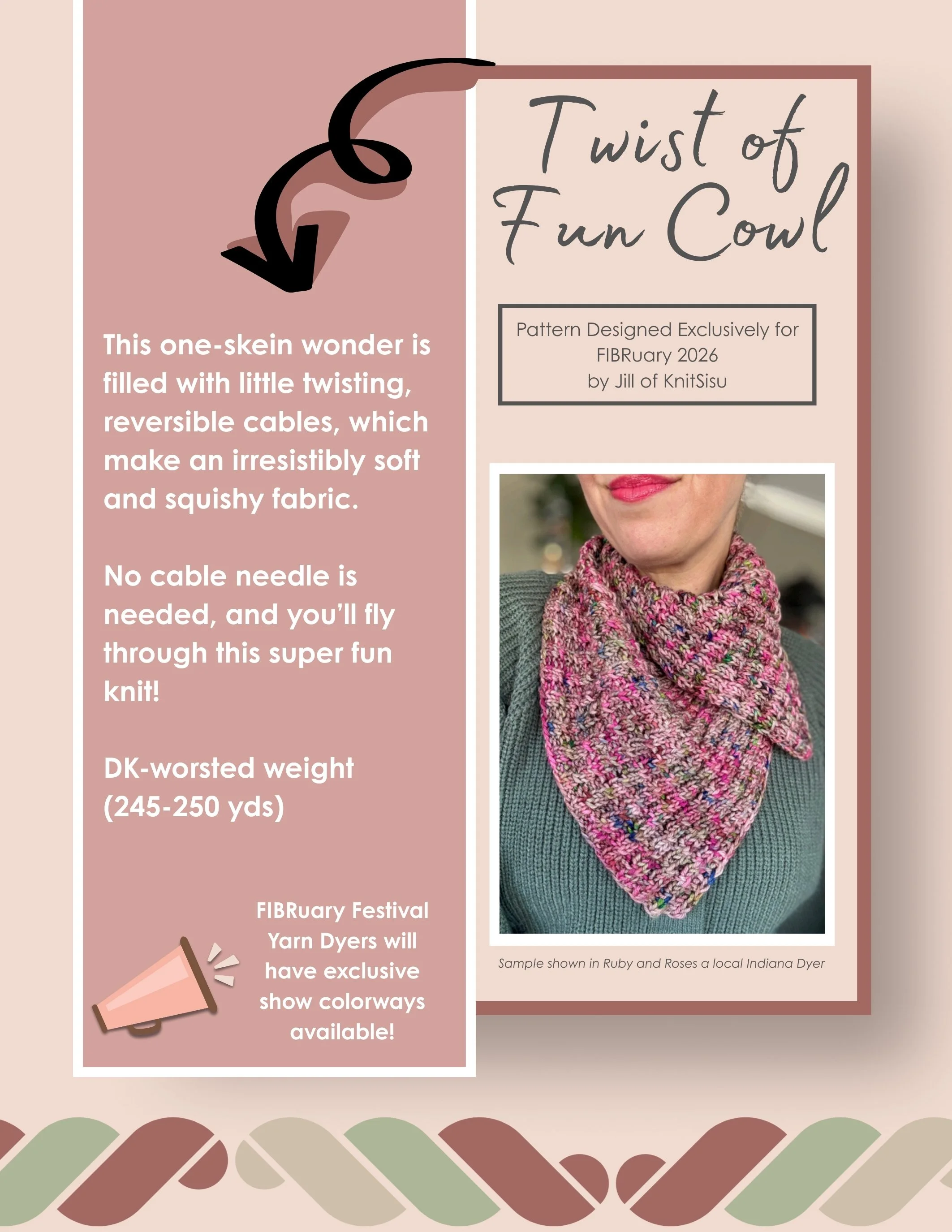 Pre-Order: Twist of Fun Cowl (Digital Pattern)