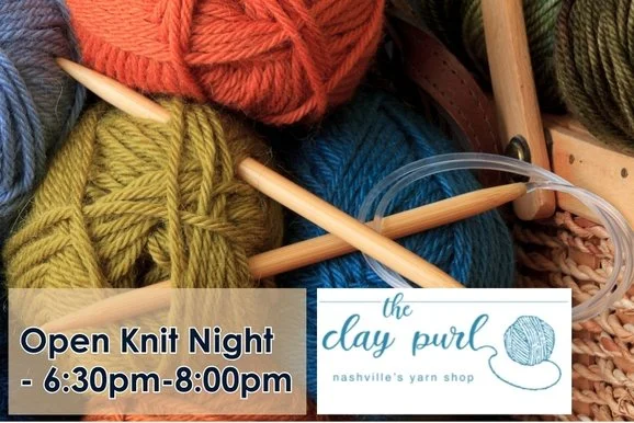 Open Knit Night at The Clay Purl