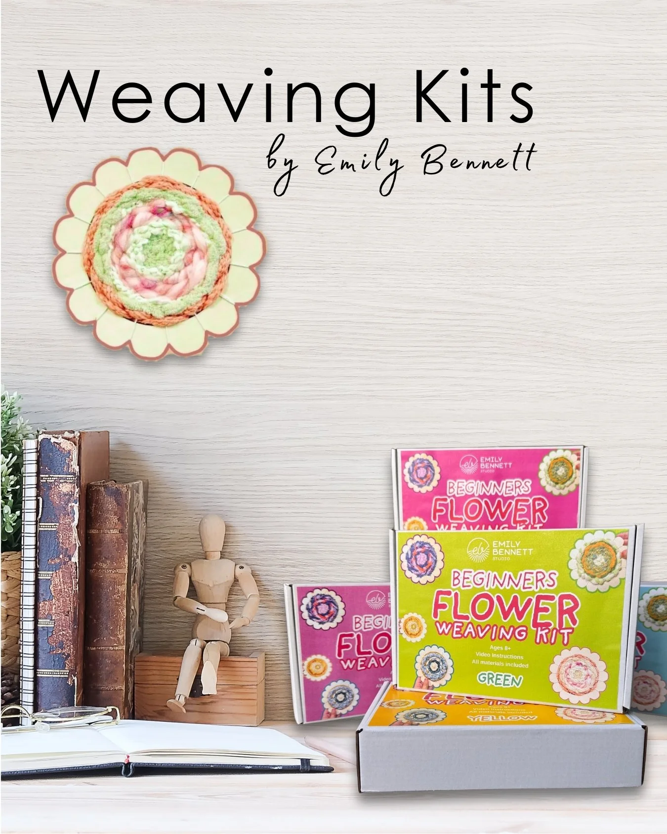 Flower Weaving Kit by Emily Bennett