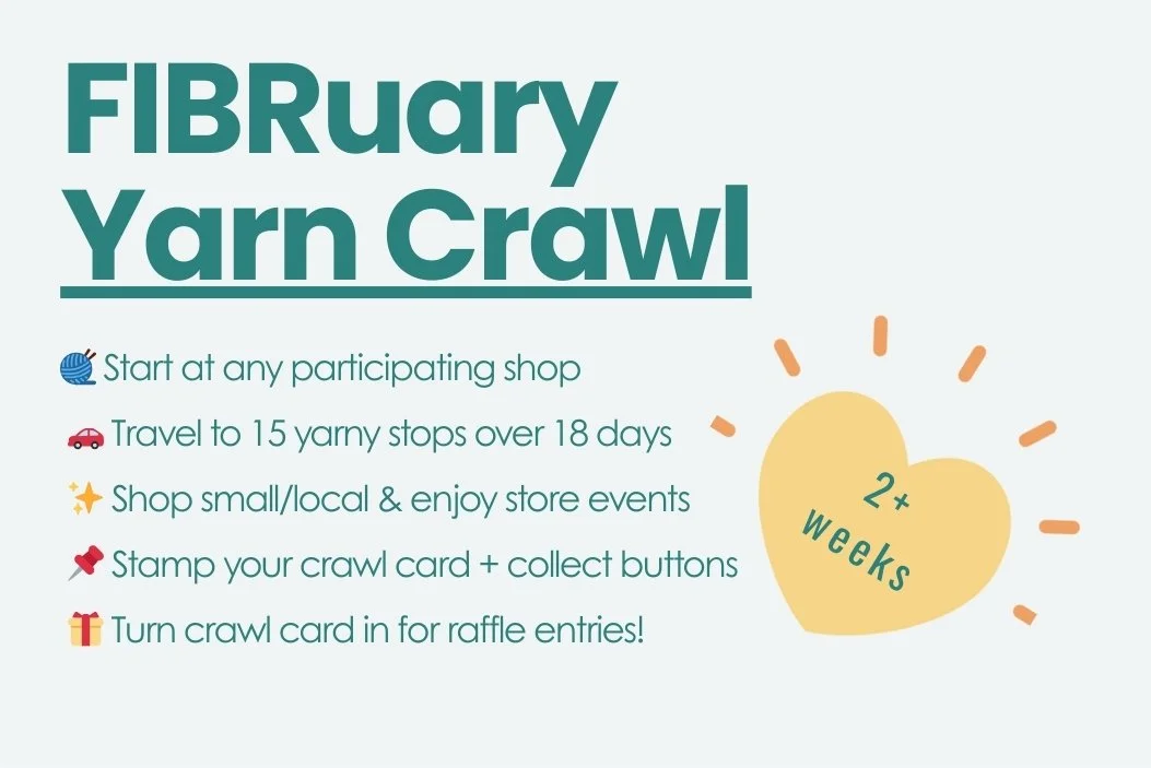 FIBRuary Indiana Yarn Crawl 2026