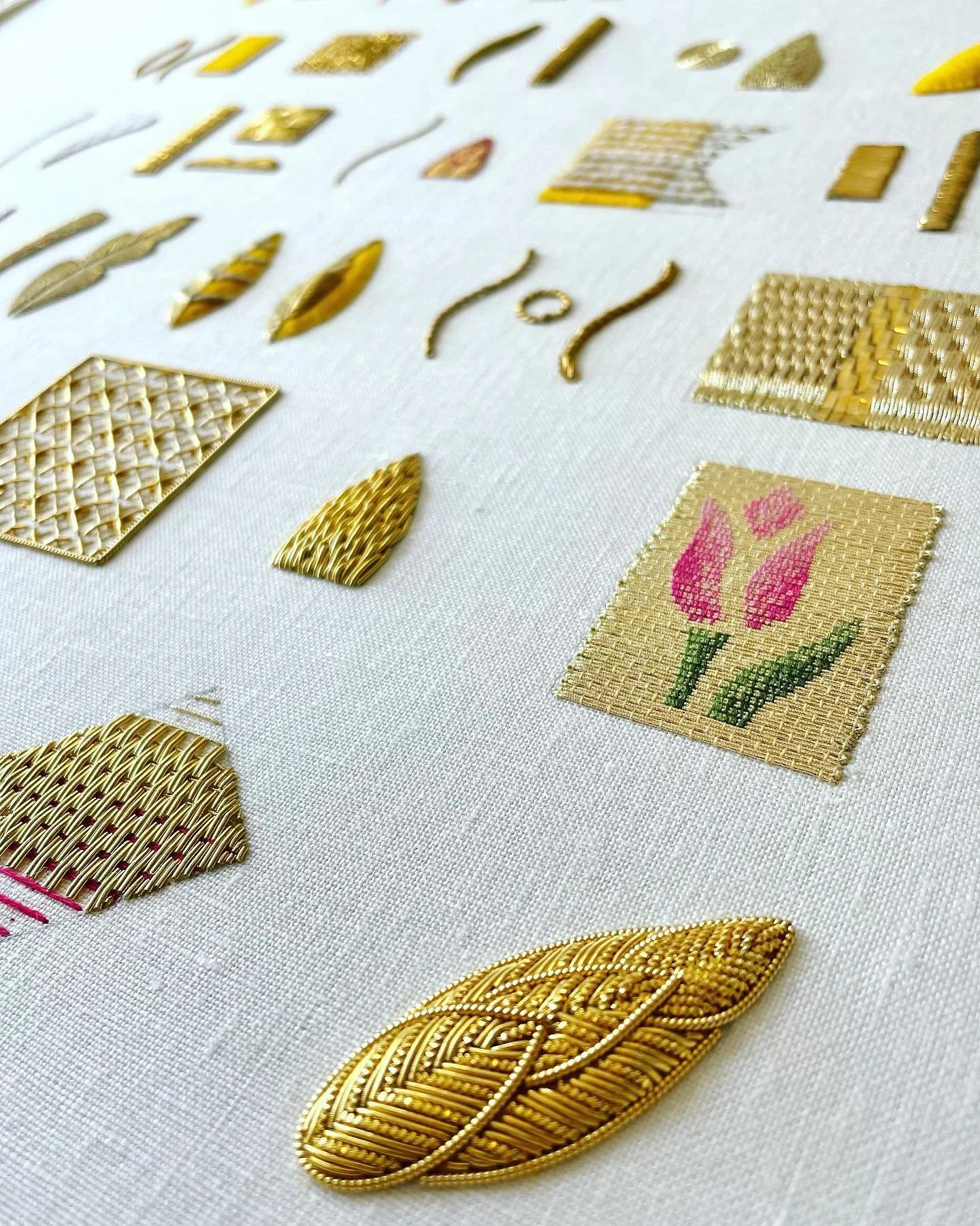 ✨ Fall in love with Goldwork this Autumn✨
The doors to the amazing Deep Dive into Goldwork self-paced course are now open &mdash; and this is your chance to refine and master this exciting technique.

When I first discovered goldwork, I was in awe &m