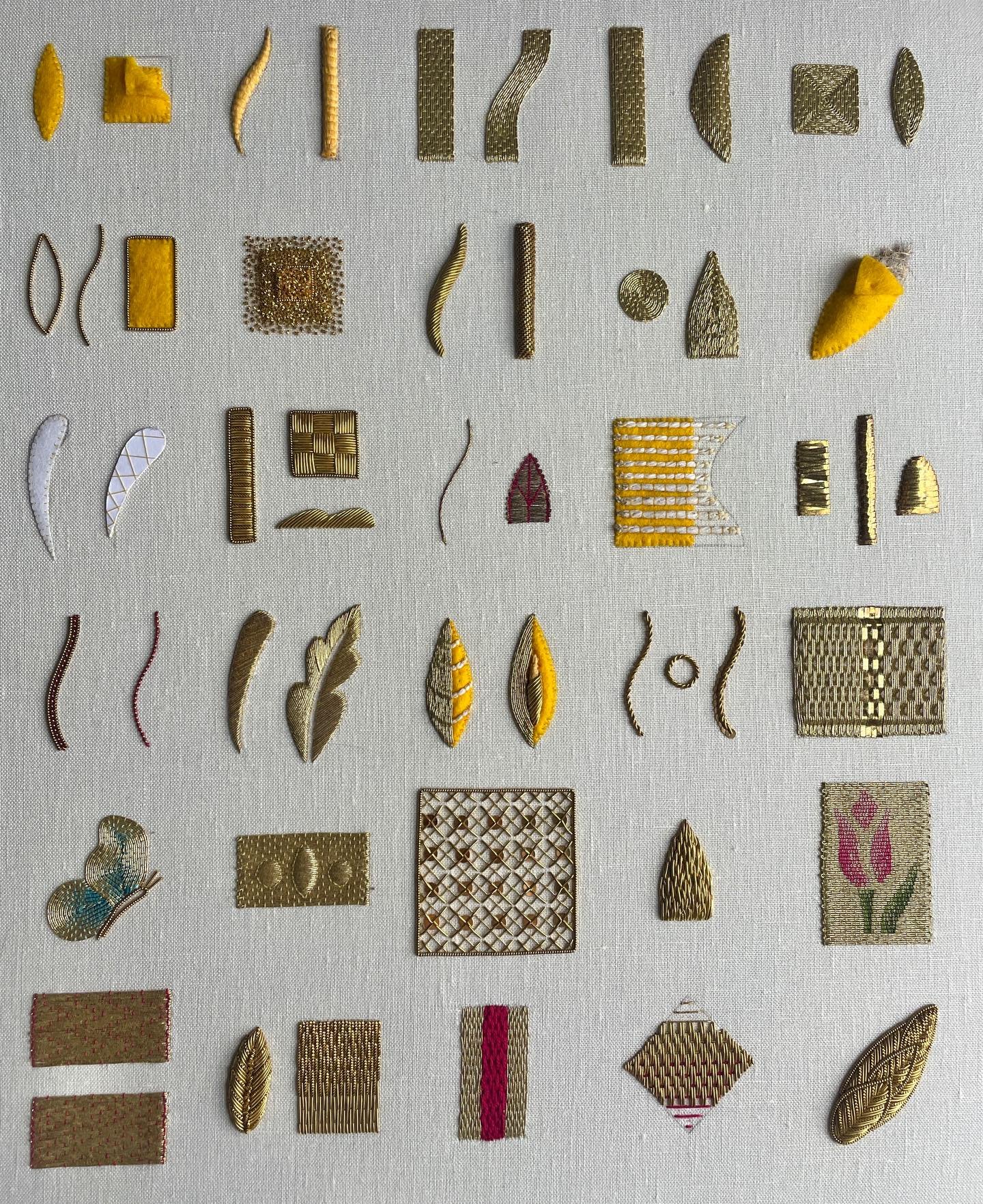 Hands up who loves goldwork? ✨
This beautiful embroidery technique is one of my absolute favourites (and yes&hellip; I know I say that about a lot of them!). I love the variety of techniques, the different effects you can create, and of course, all t