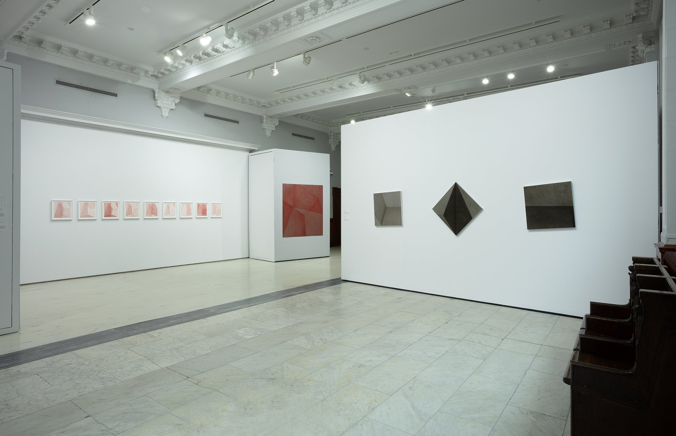 Installation view: Jinny Yu: Superposition, June 5, 2025 - August 24, 2025. Fondation Guido Molinari. Photo: Richard-Max Tremblay.