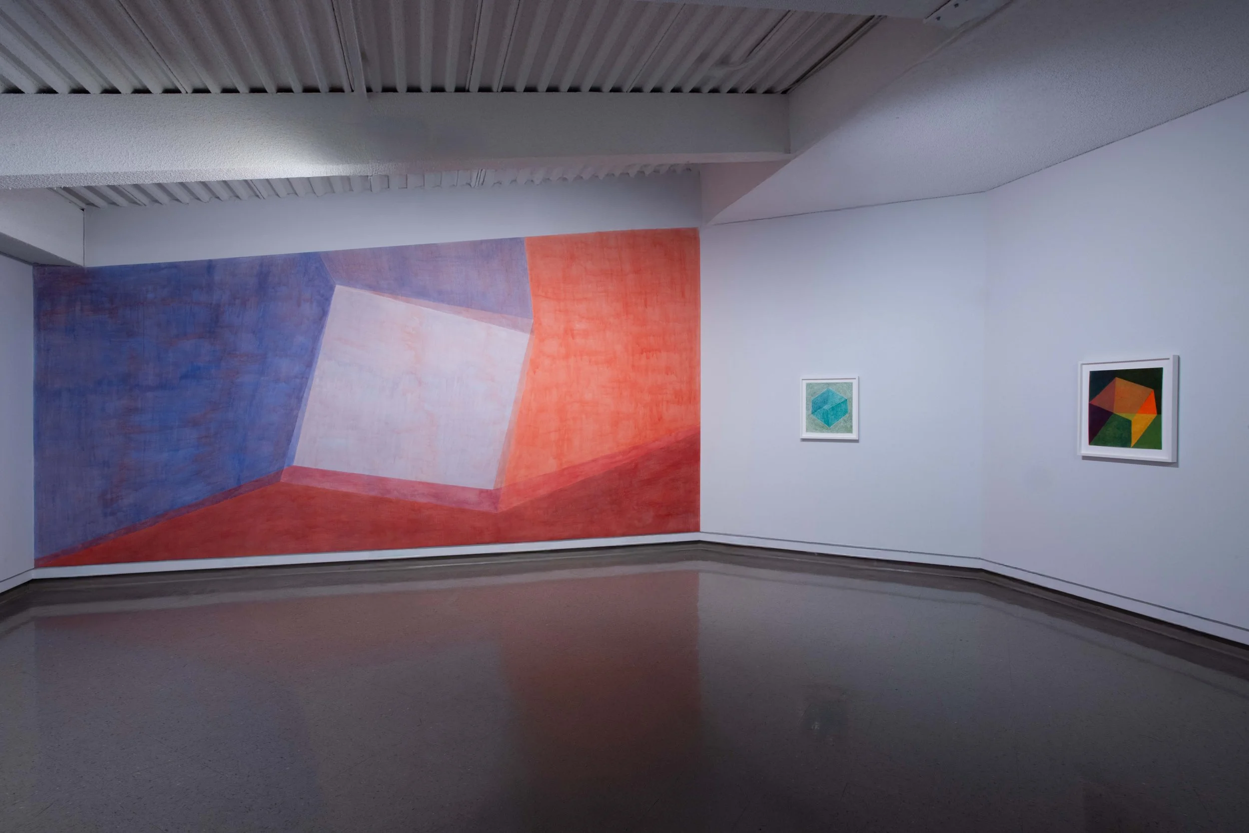  Installation view: Jinny Yu: The world is burning and I am painting October 25, 2025 - February 11, 2026. Dunlop Art Gallery Photo: Don Hall. 