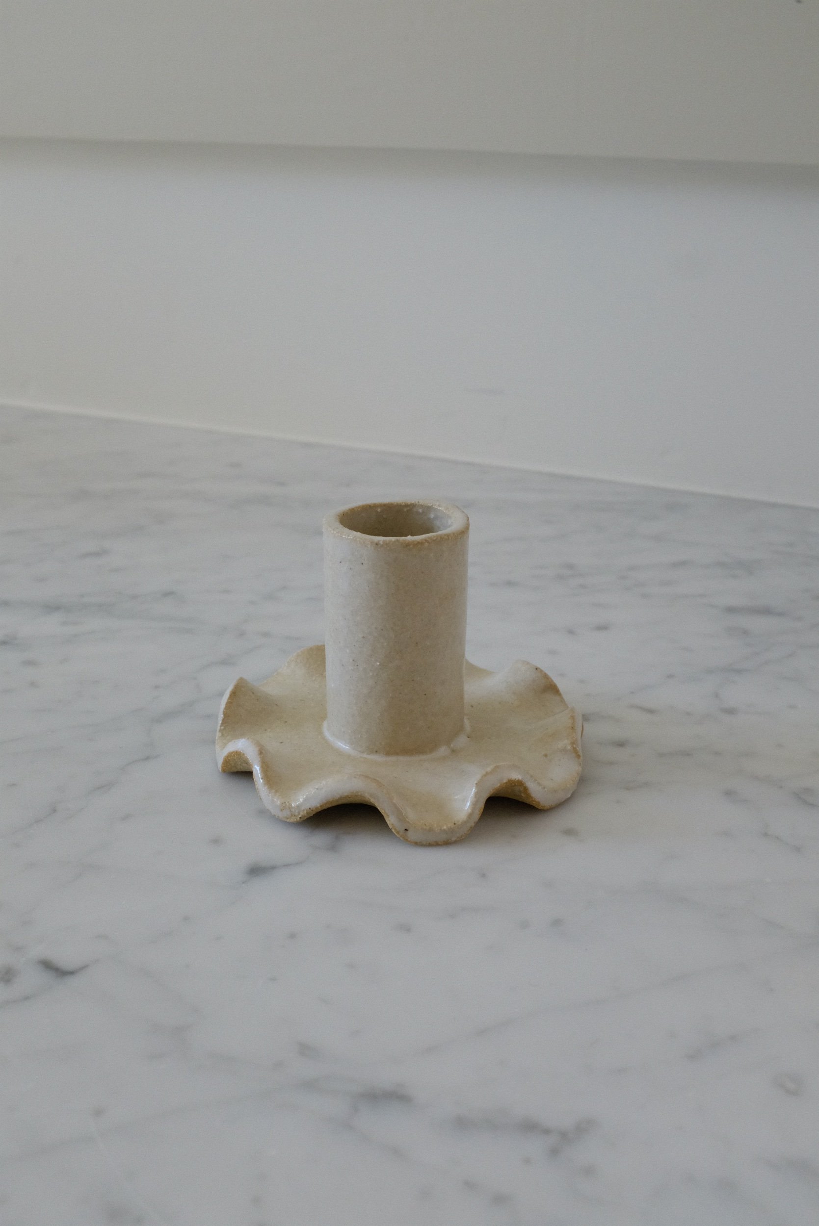 Ruffle Candle Holder