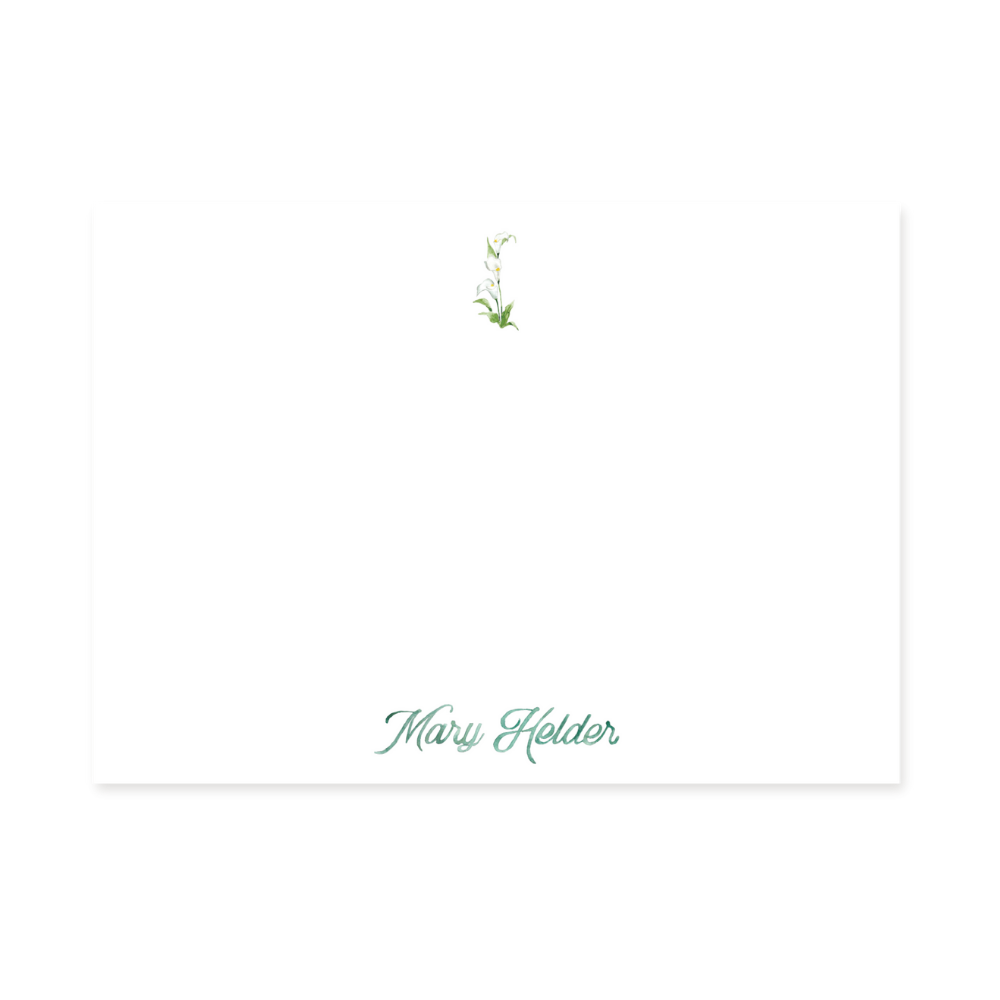 'Calla Lily' Notecard Set