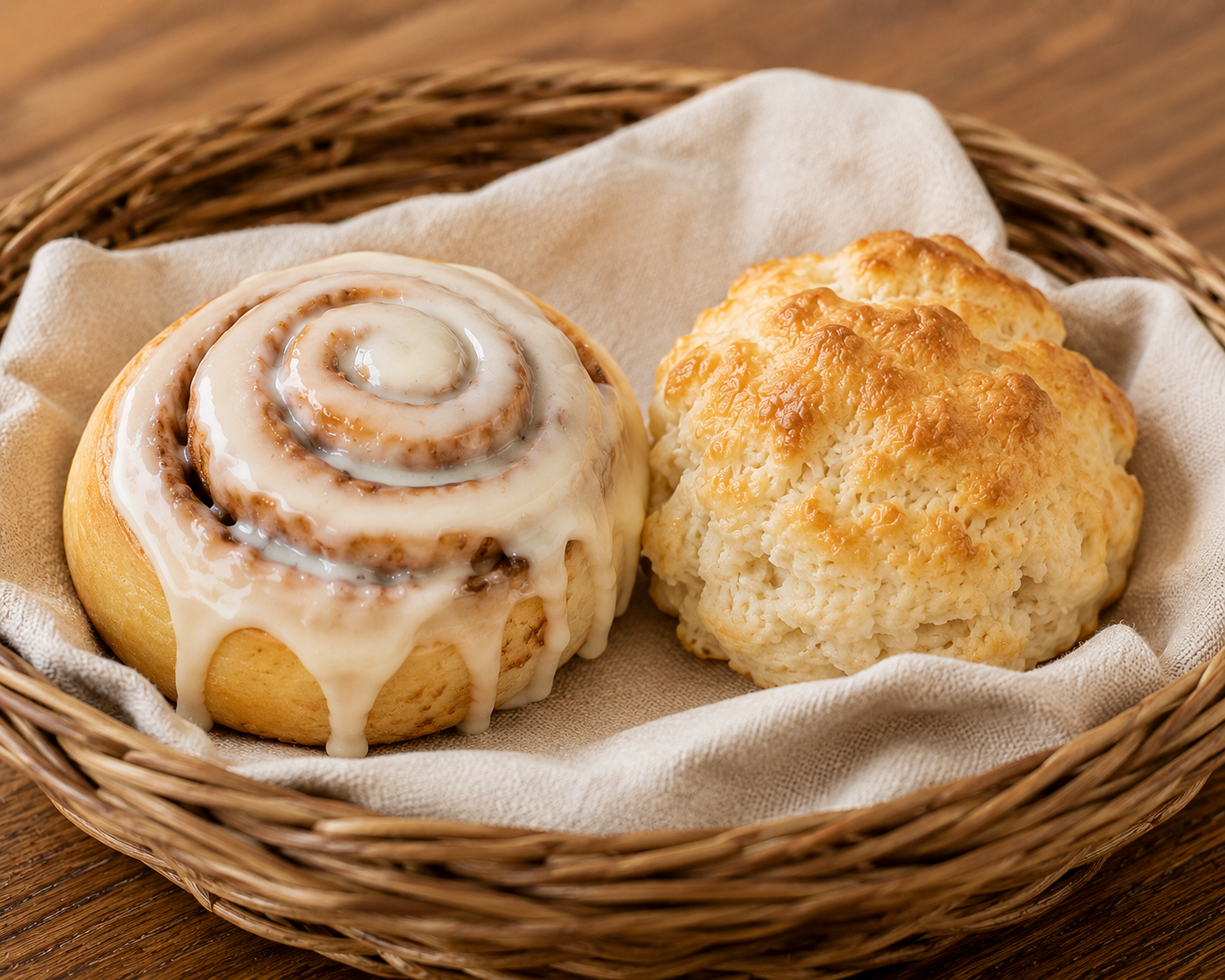 Breakfast Box (4 of each) Biscuits & Cinnamon Rolls