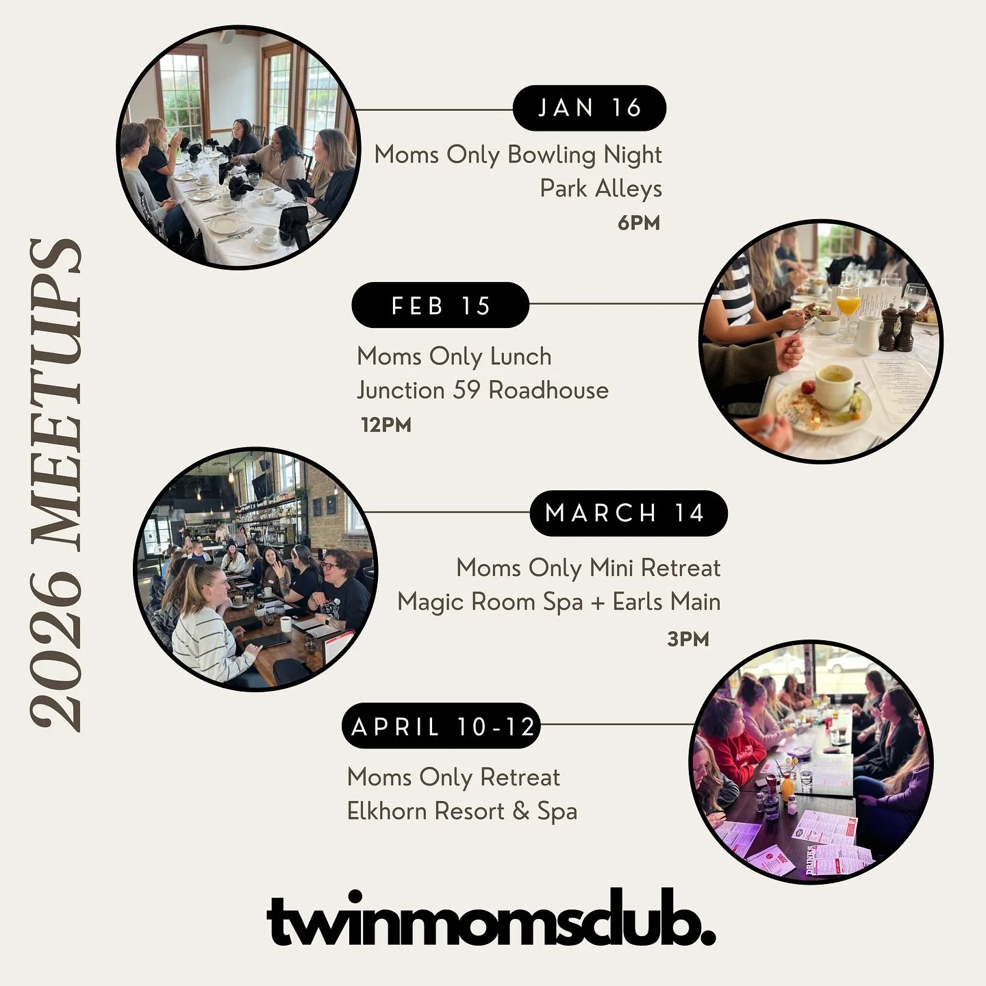 The first 4 In-Person MeetUps of 2026 are live on the website! Reserve your spot today! Follow the link in the bio or visit twinmomsclub.ca

#clubs #twinmomsclub #manitoba #twinmomlife #community #connection #maternalmentalhealth