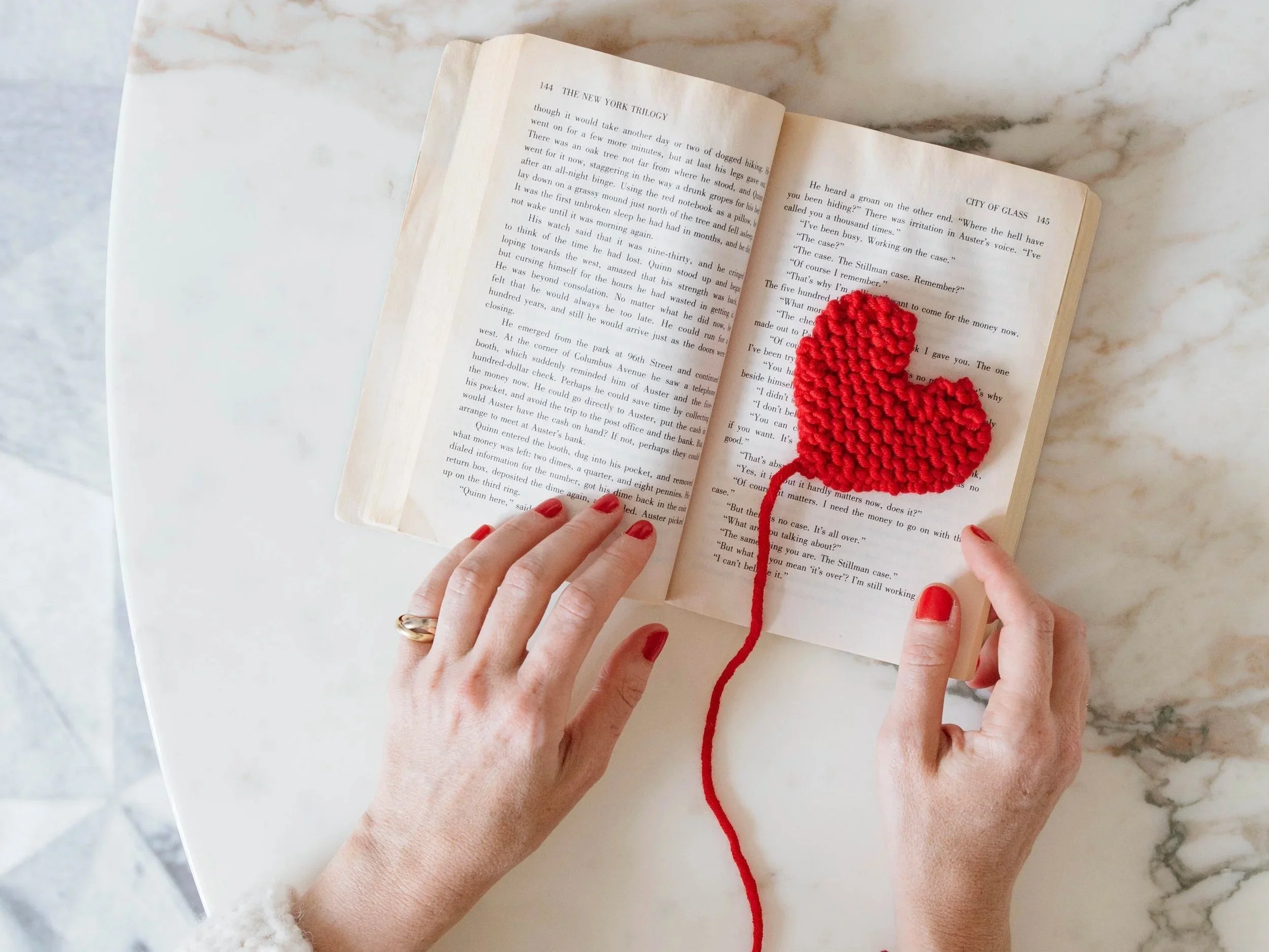 Workshop Tricot HeartKnit avec Mlle Sophie : création d’un marque page