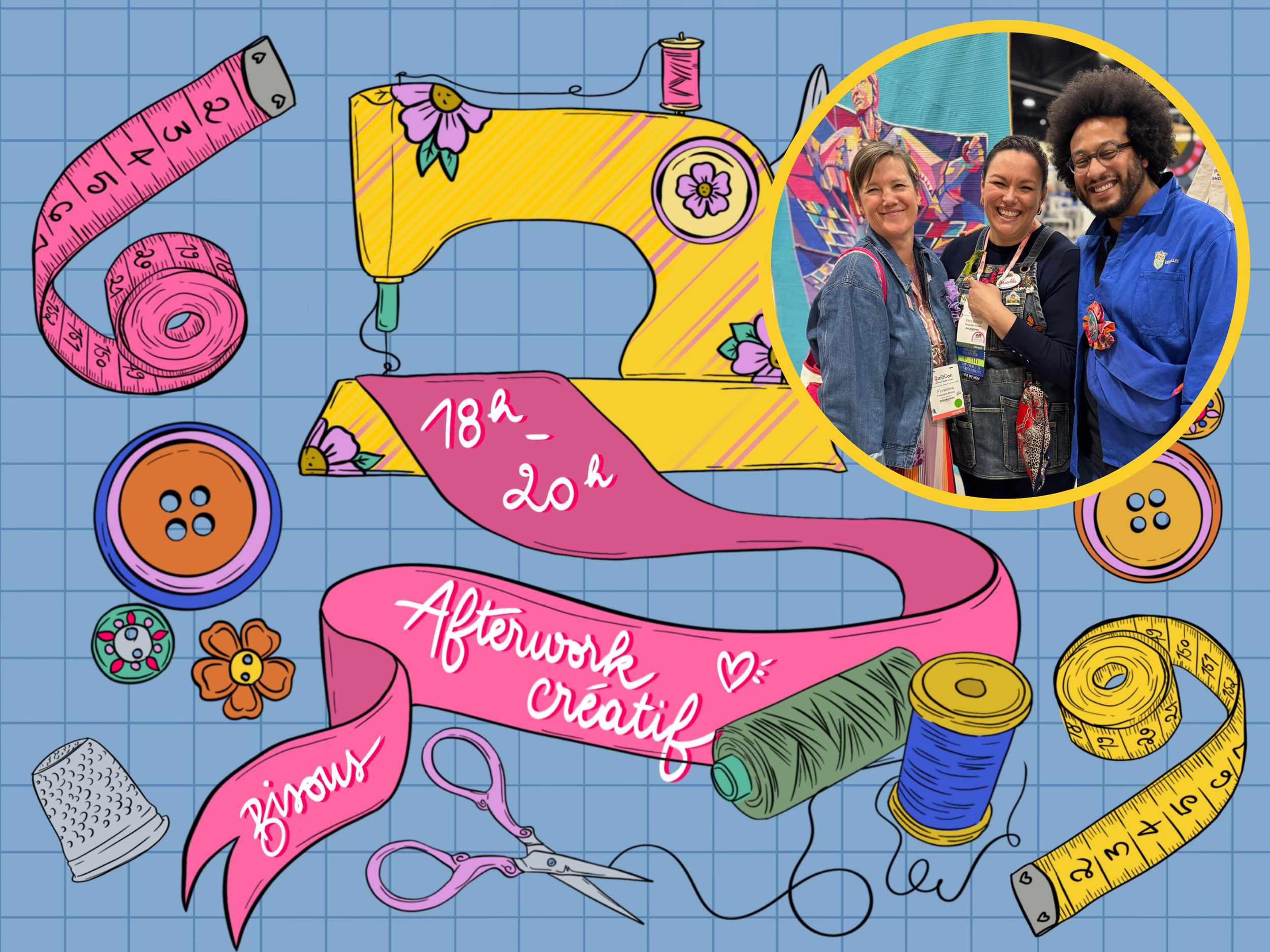 Afterwork Créatif avec @prideandjoyquilting 05/11/2025
