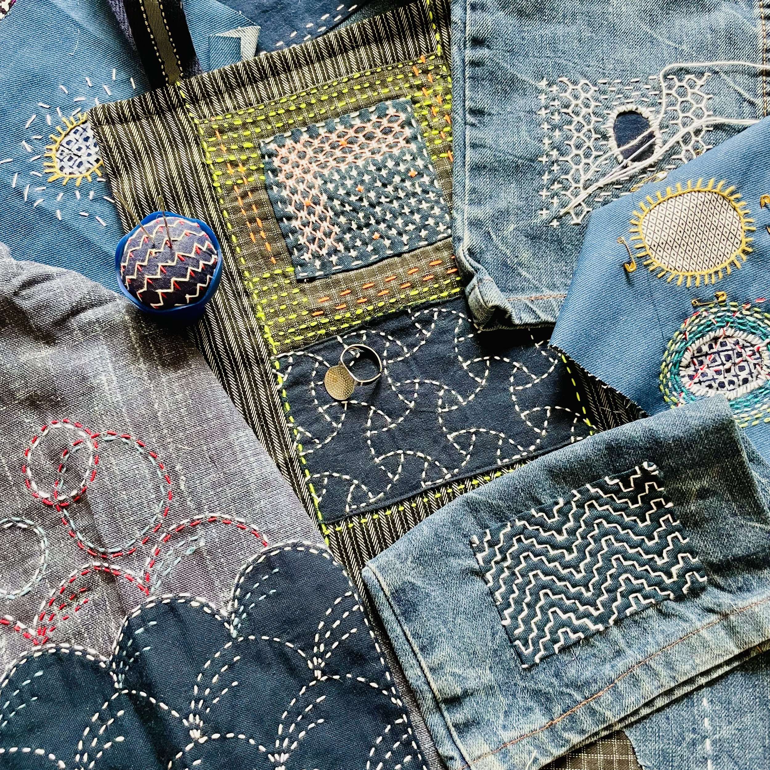 Atelier Sashiko : Master class  6h pour débutants & initiés  