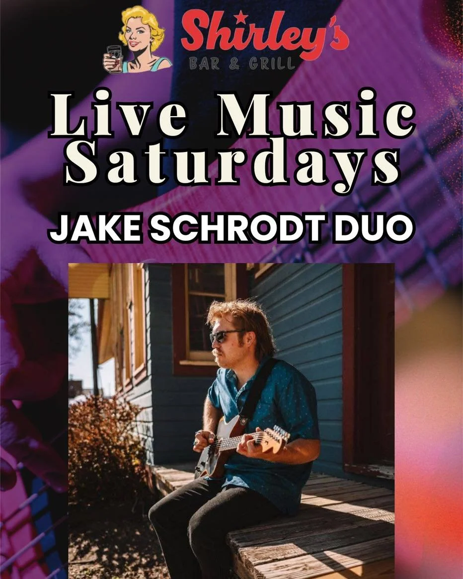 We&rsquo;ve got the amazing Jake Schrodt Duo taking the Shirley&rsquo;s stage tonight!🎶🎤

#shirleysbargrill #westdesmoines #waukee #livemusic #weekendlivemusic
