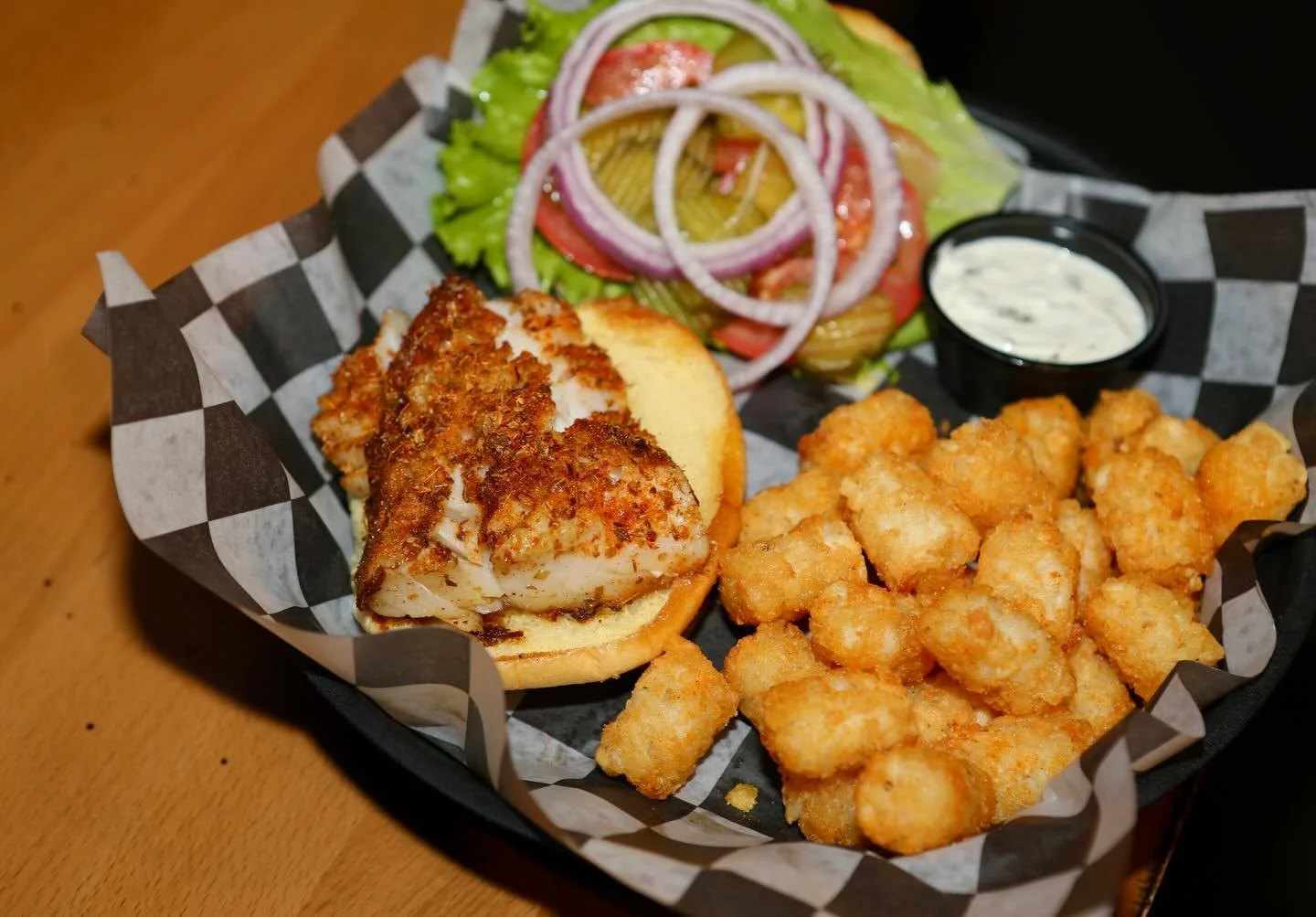 Whether you dig it blackened or battered, our Cod Sandwich is the perfect lunch grab at Shirley&rsquo;s!🐟🥪

#shirleys #shirleysbargrill #codsandwich #westdesmoines #waukee