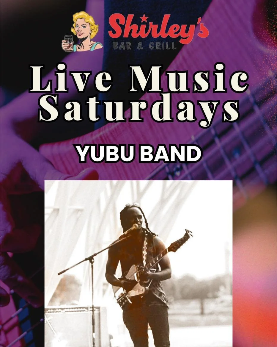 We&rsquo;ve got the amazing Yubu with us on the Shirley&rsquo;s stage tonight! Come out and show some love starting at 7pm🥂🎶

#shirleys #shirleysbargrill #livemusic #weekendlivemusic #yububand