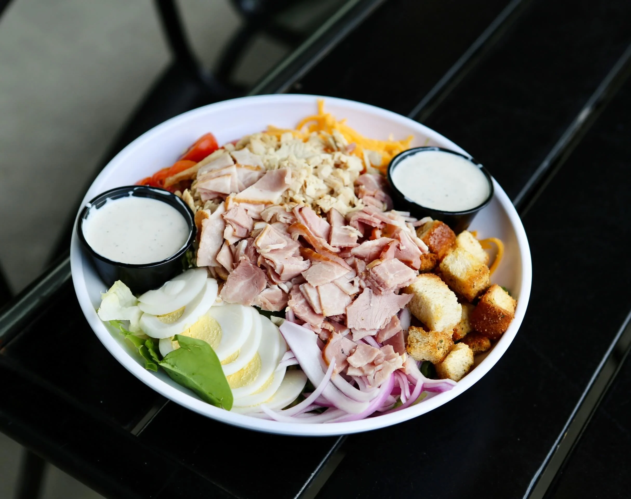 A fresh Shirley&rsquo;s salad is the perfect way to start off any week!☀️🥗

#shirleys #shirleysbargrill #waukeeiowa #westdesmoinesiowa #patioseason