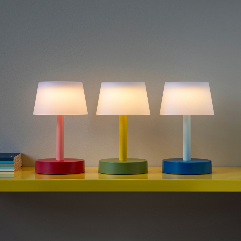 Lampes de table colorées