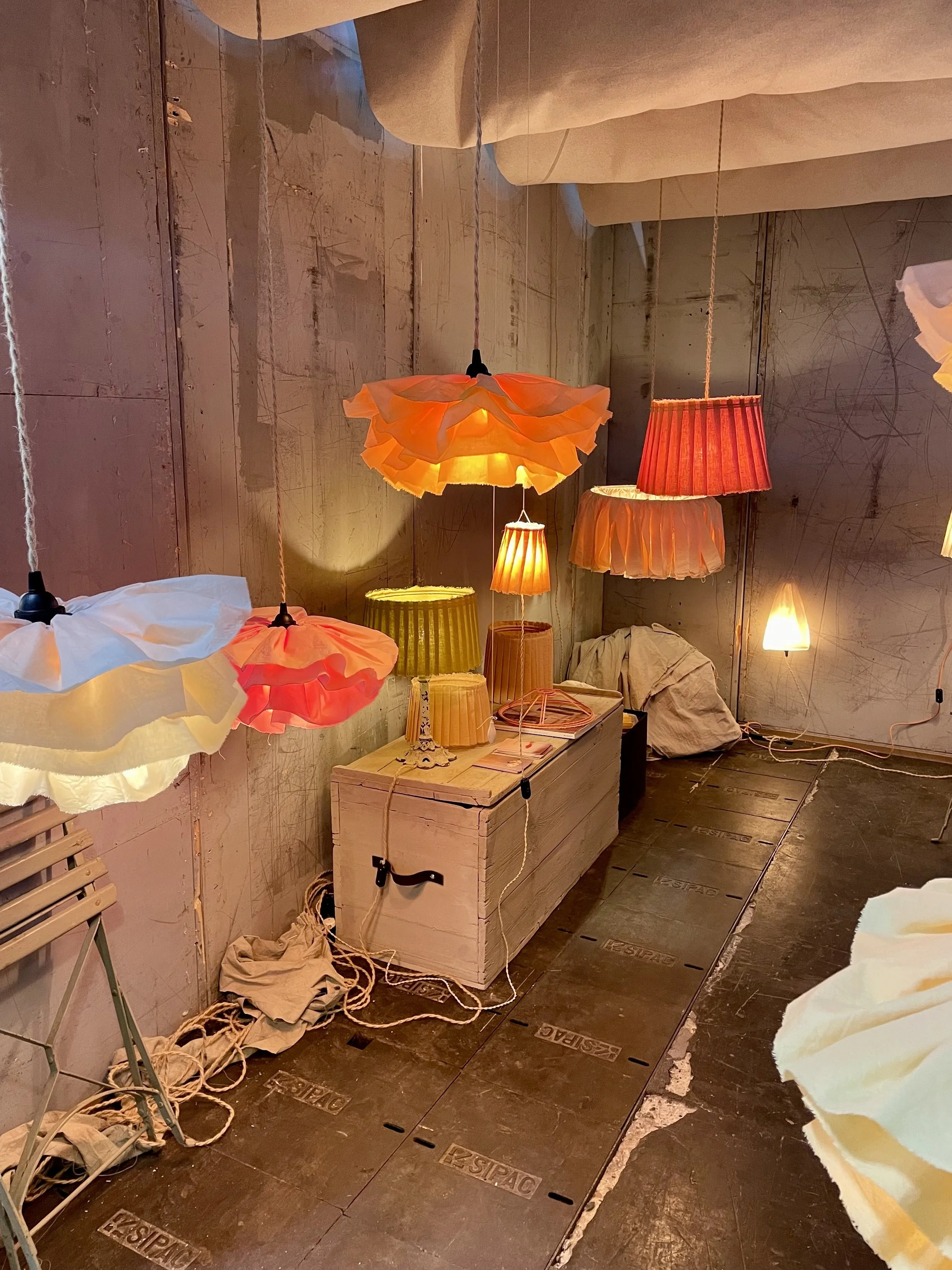 Lampe en tissu pour ambiance chaleureuse