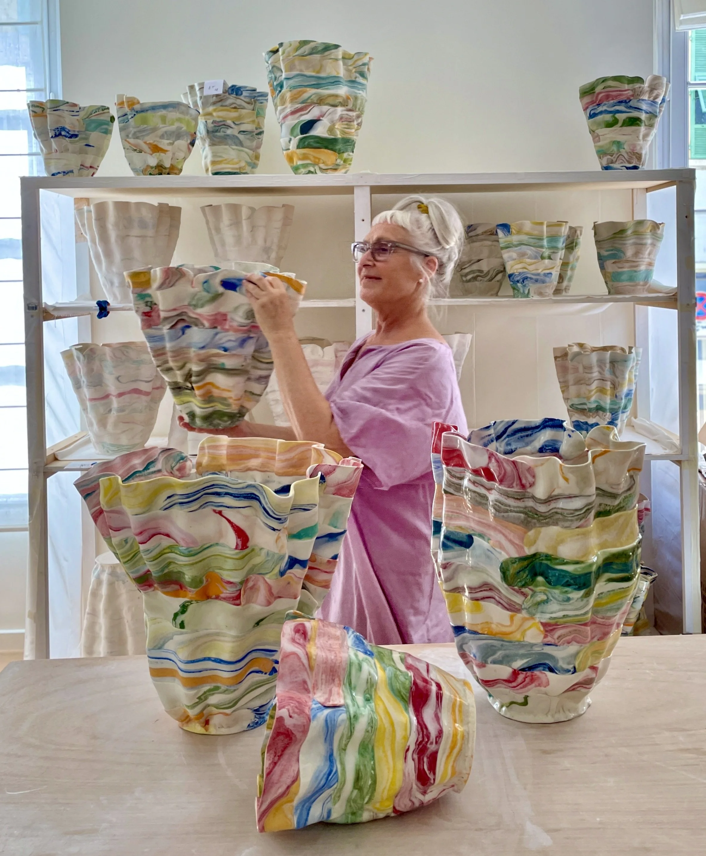 Luisa Maisel, céramiste installée à Nice