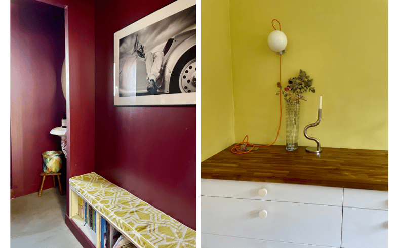 Peinture de couleur bordeaux farrow and ball toilettes et peinture de couleur jaune ressource cuisine