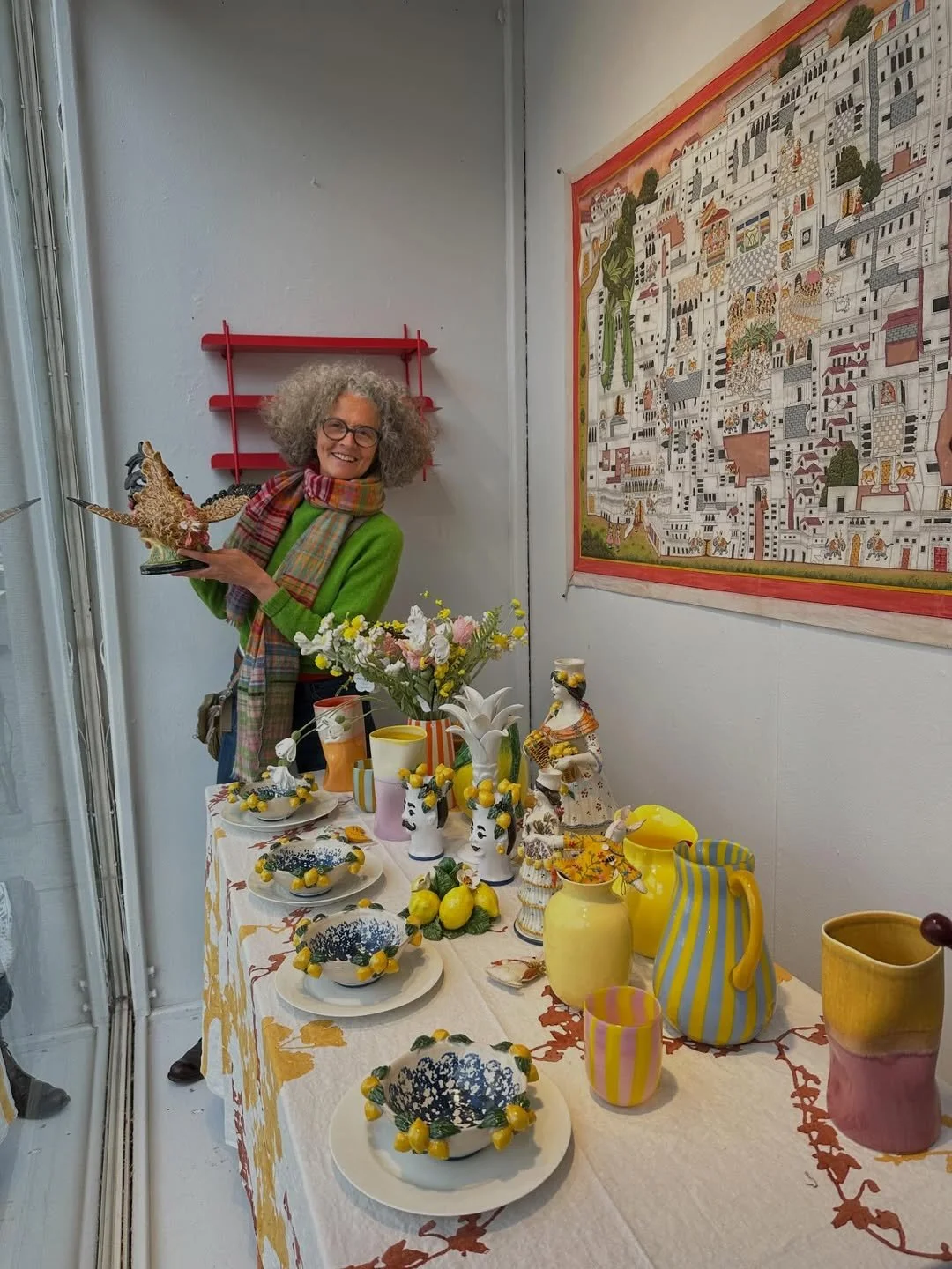 Scenes de menage, magasin de décoration original