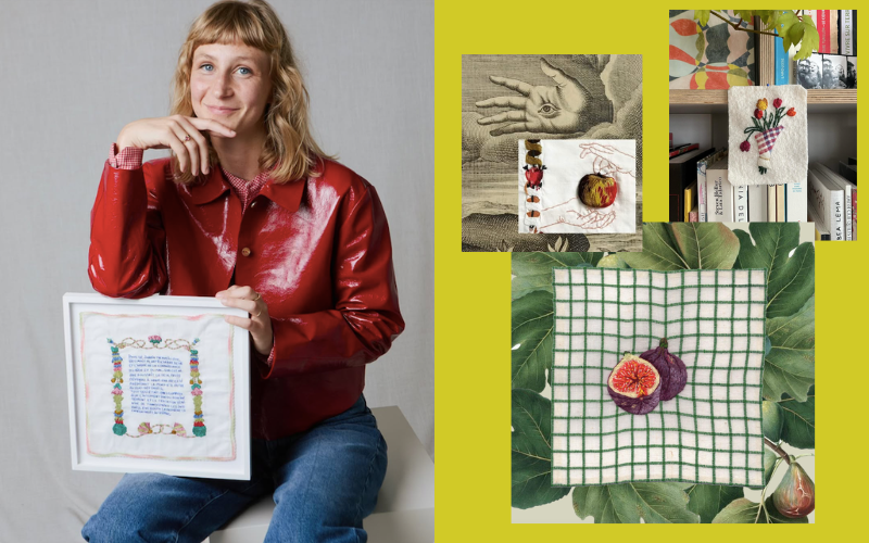 Garance Brunard, brodeuse
