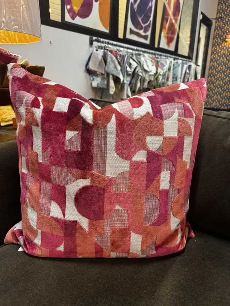 Custom Geometric Pillow