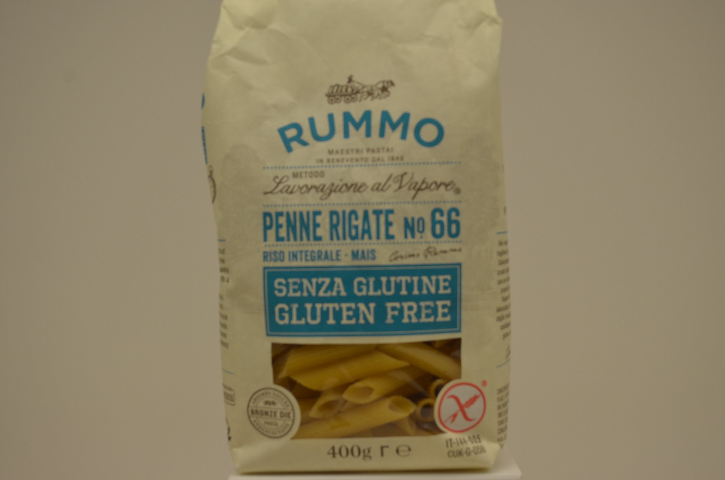 Gluten-Free Penne Rigate No. 66 (Senza Glutine) – 400g (Rummo)