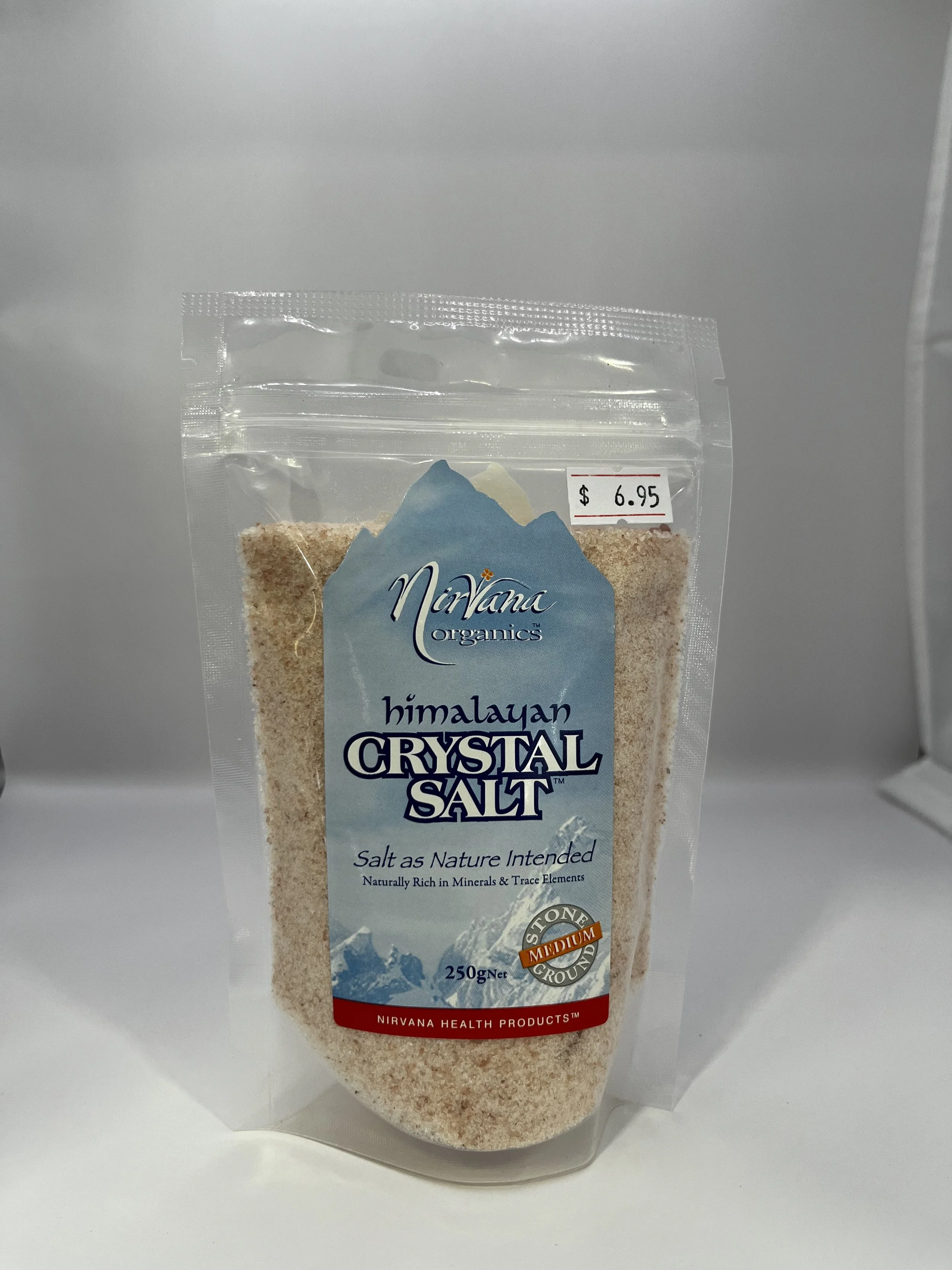 Nirvana Organics Himalayan Crystal Salt Stone Ground - Medium - 250 g