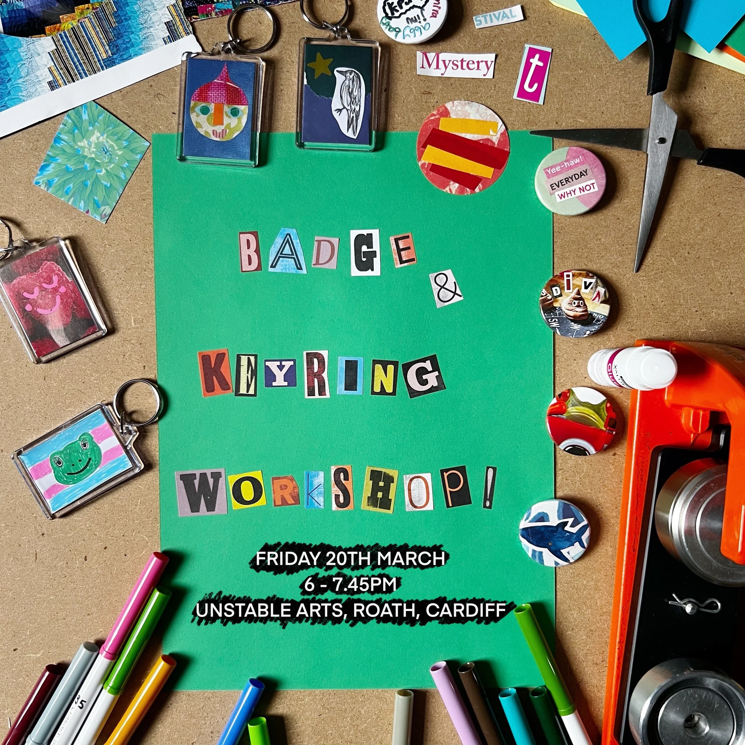 BADGE & KEYRING WORKSHOP