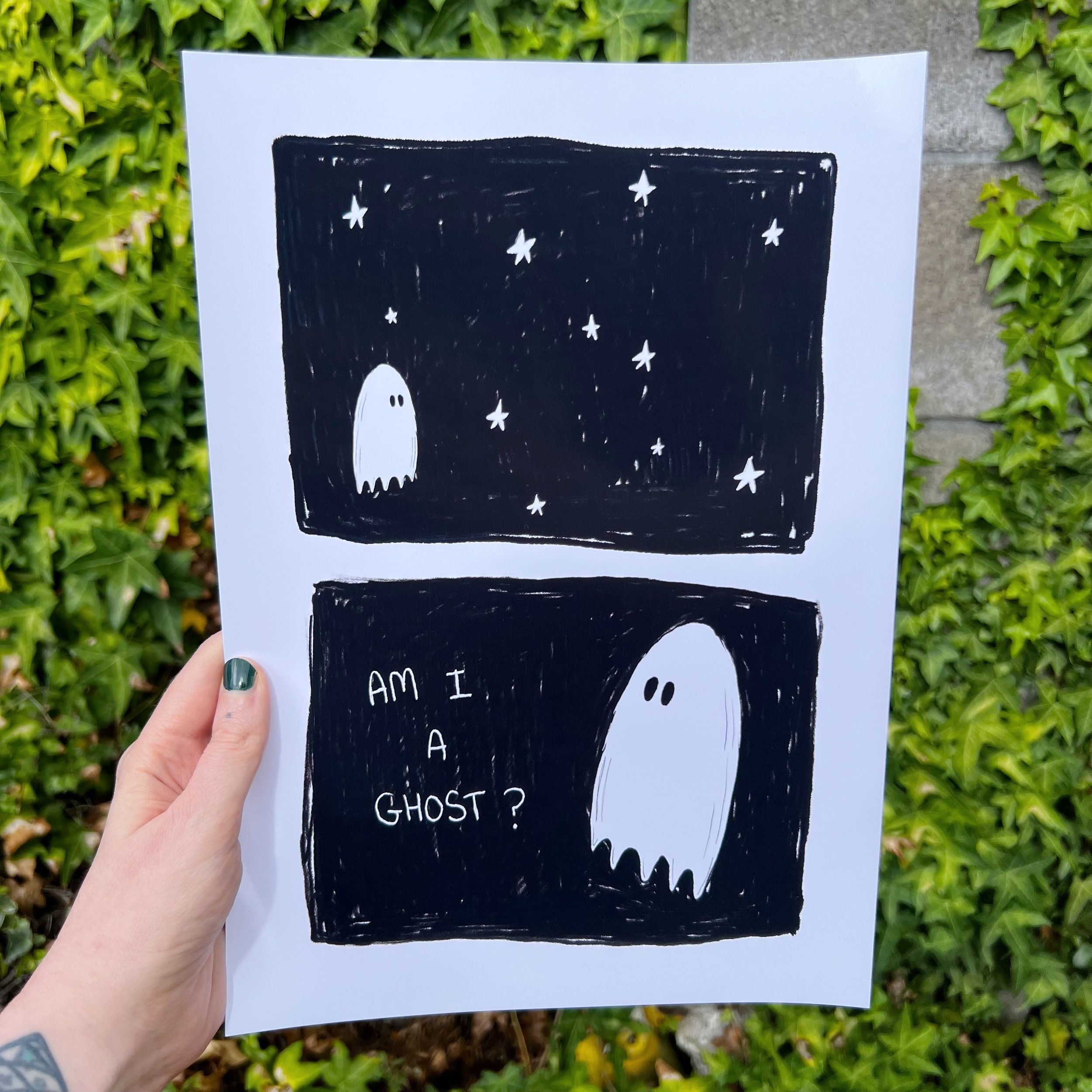 AM I A GHOST PRINT
