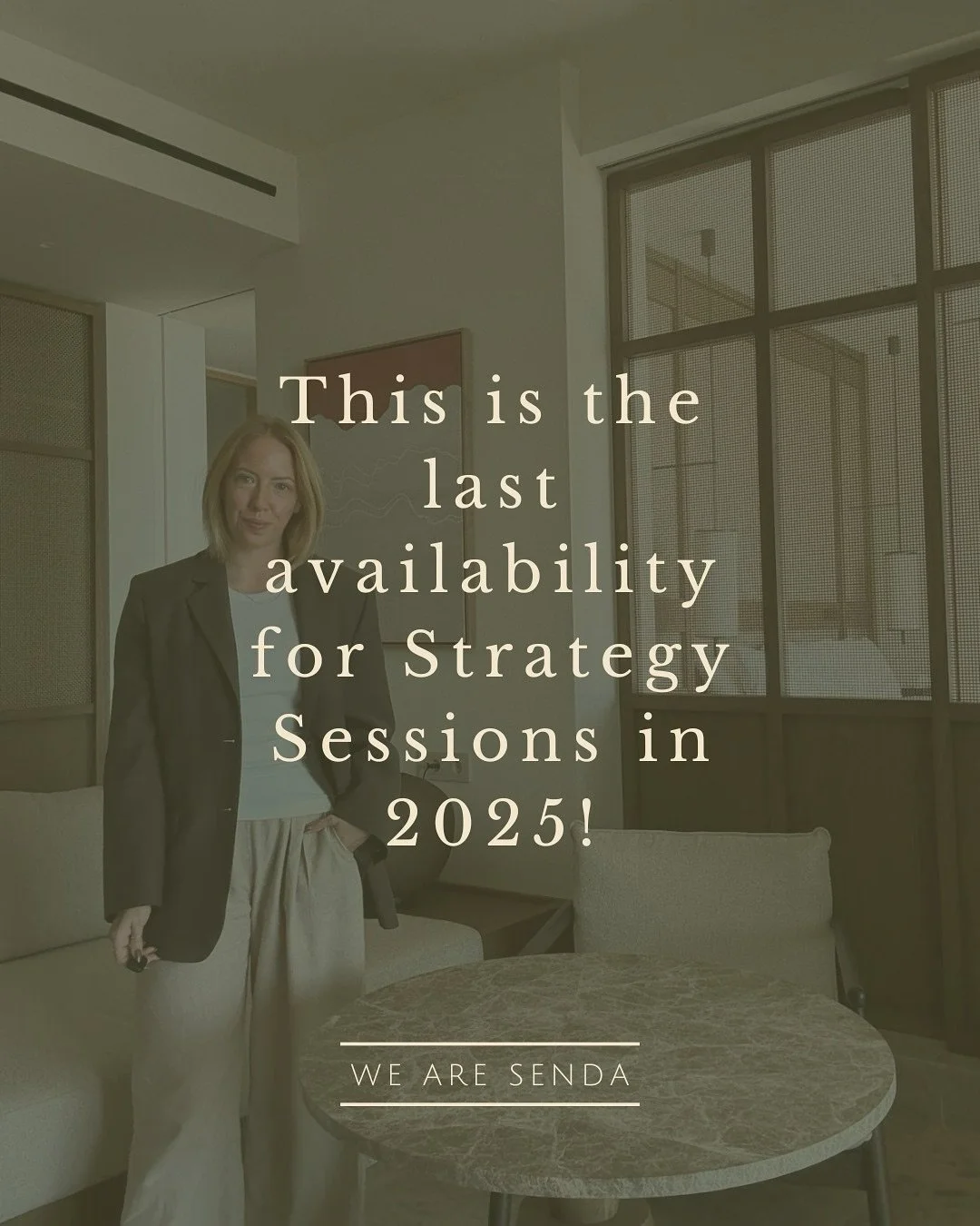 This really, really is the last availability for a strategy session for 2025. 

I cannot tell you how much I LOVE these sessions. 

But it&rsquo;s not about me, it&rsquo;s about YOU so swipe to see what others have said 🧡

Are any of these dates you