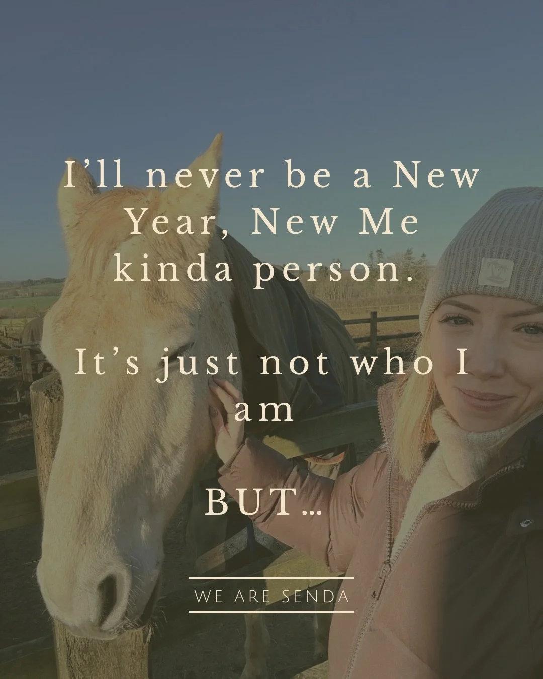 I&rsquo;ll never be a New Year, New Me kinda person. It&rsquo;s just not who I am BUT&hellip; 

(Strap yourself in, it&rsquo;s a long one...) 

There&rsquo;s something about this time of year that makes me reflect, and I&rsquo;m also not really one f