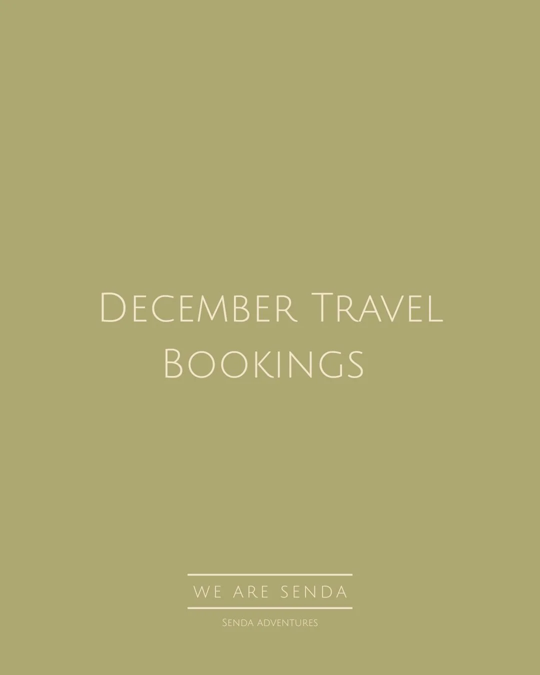 Here are the travel bookings we have made on behalf of clients in December 👆🏼

As part of the @getawaycollectionco , we have access to some of the best rates and packages at the best hotels around the world. 

Some of these hotels are @leadinghotel