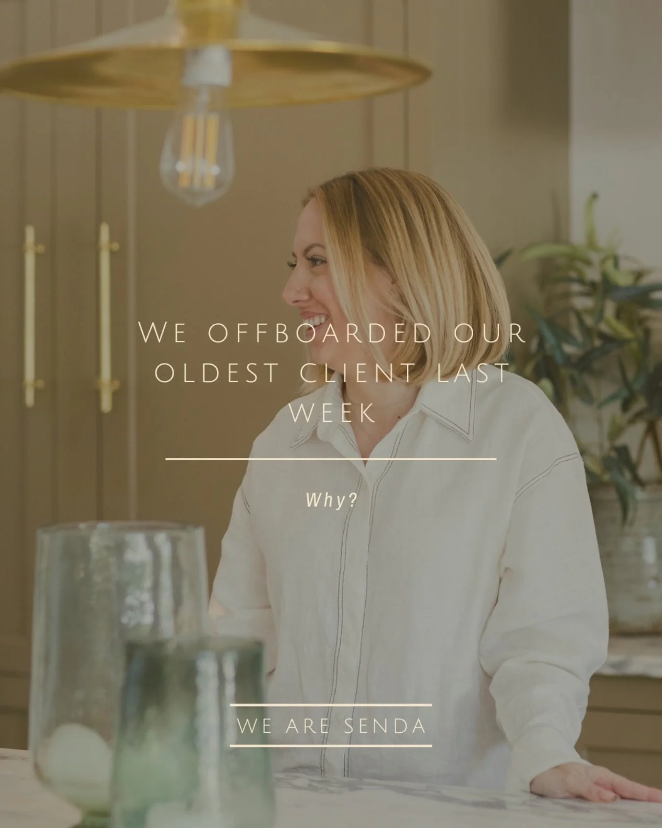 We offboarded our oldest client last week. Why? 

Because it was the right time for their business... Maybe not what most people would expect to hear from an agency owner that&rsquo;s been with their business for over 4 years. 

But here&rsquo;s the 