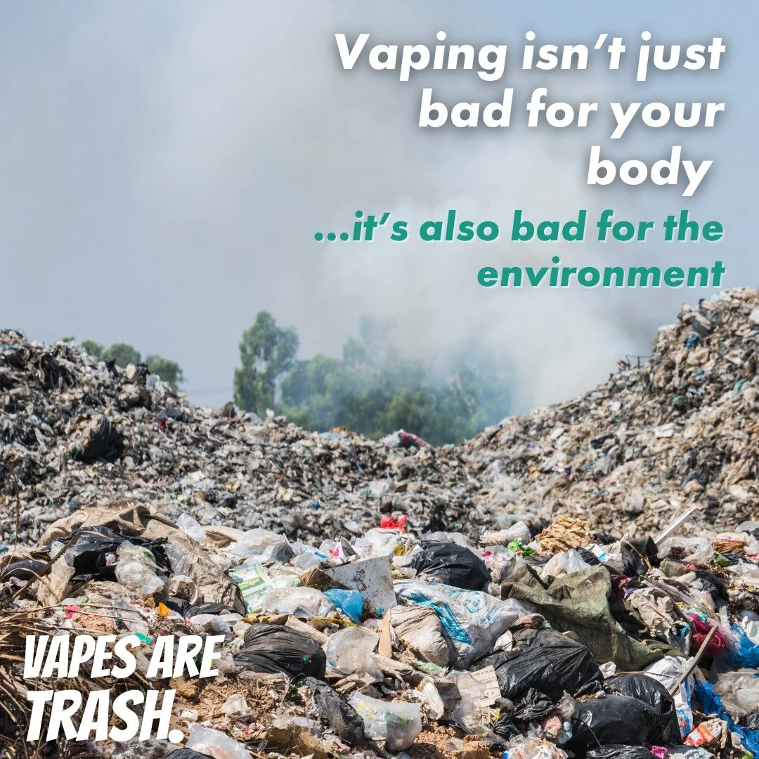 More than 500 TONS of vapes were collected by the NYC Department of Sanitation last year. Use proper disposal like NYC Department of Sanitation SAFE events. Protect the environment. Protect your health. Don&rsquo;t give vape and tobacco companies you