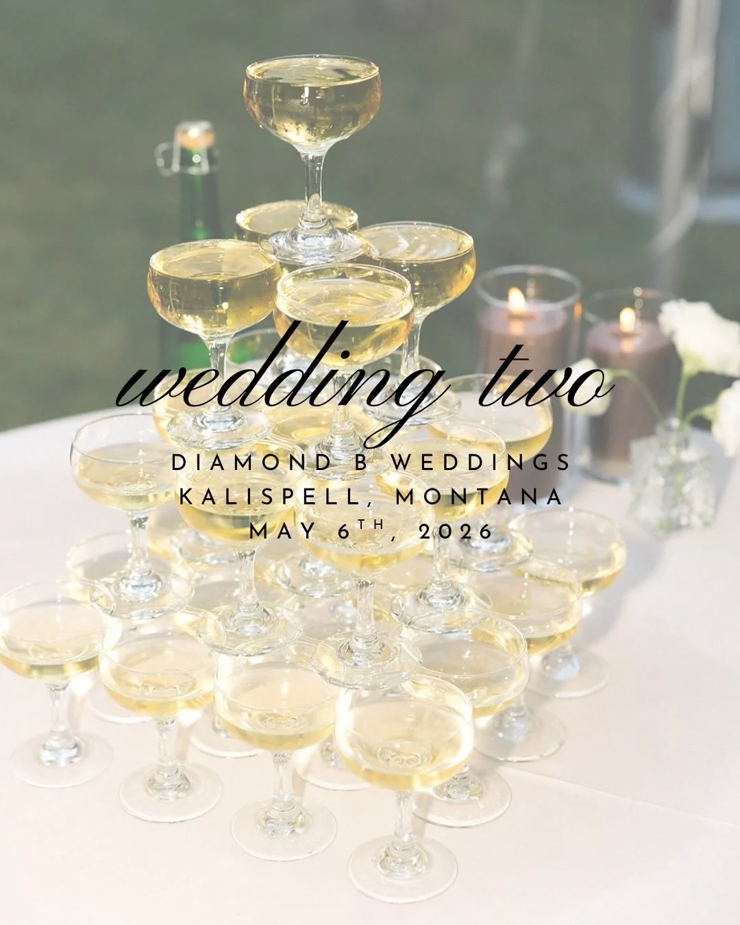 Today&rsquo;s wedding is at Diamond B &amp; bartenders @lexi_nlee &amp; @glitterandsass17 are killing it! Want to see what they&rsquo;re mixing up? Check out the menu our incredible manager @catherinem.444 created on slide two 😍😋 

Want us to creat