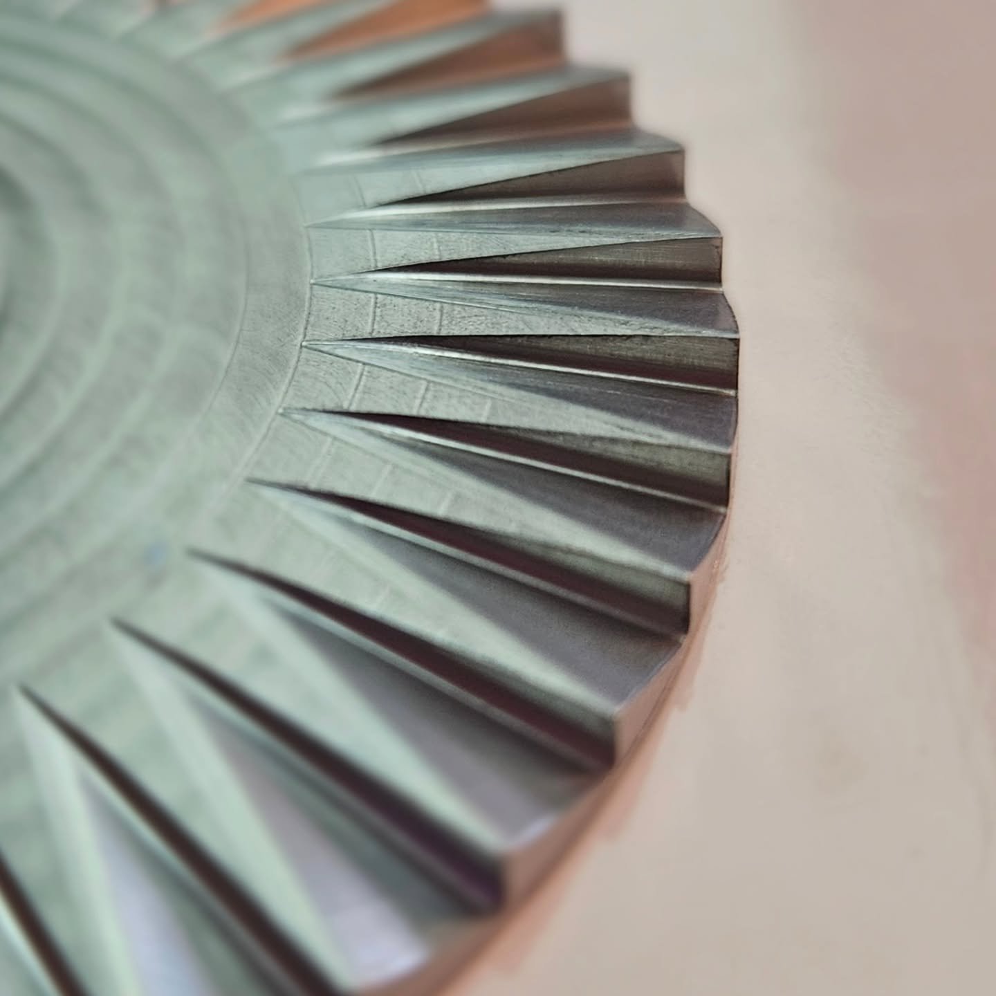 This last piece has made us go a bit crazy. I think we'll take a break from really small features. While it looks great now, the number of broken endmills is embarrassing. I think we'll be springing for the diamond tipped cutters from here on out #di