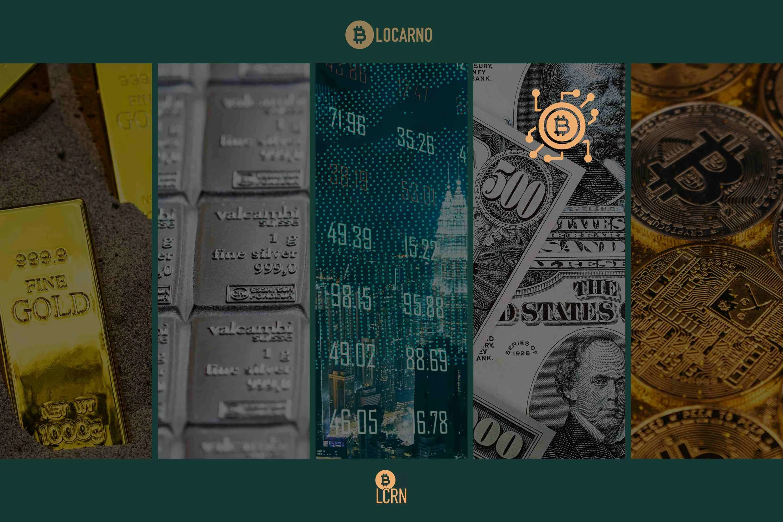 Silber, Gold, Aktien &amp; Bitcoin:  Welches Asset hat die letzten 4 Jahre am besten performed?
